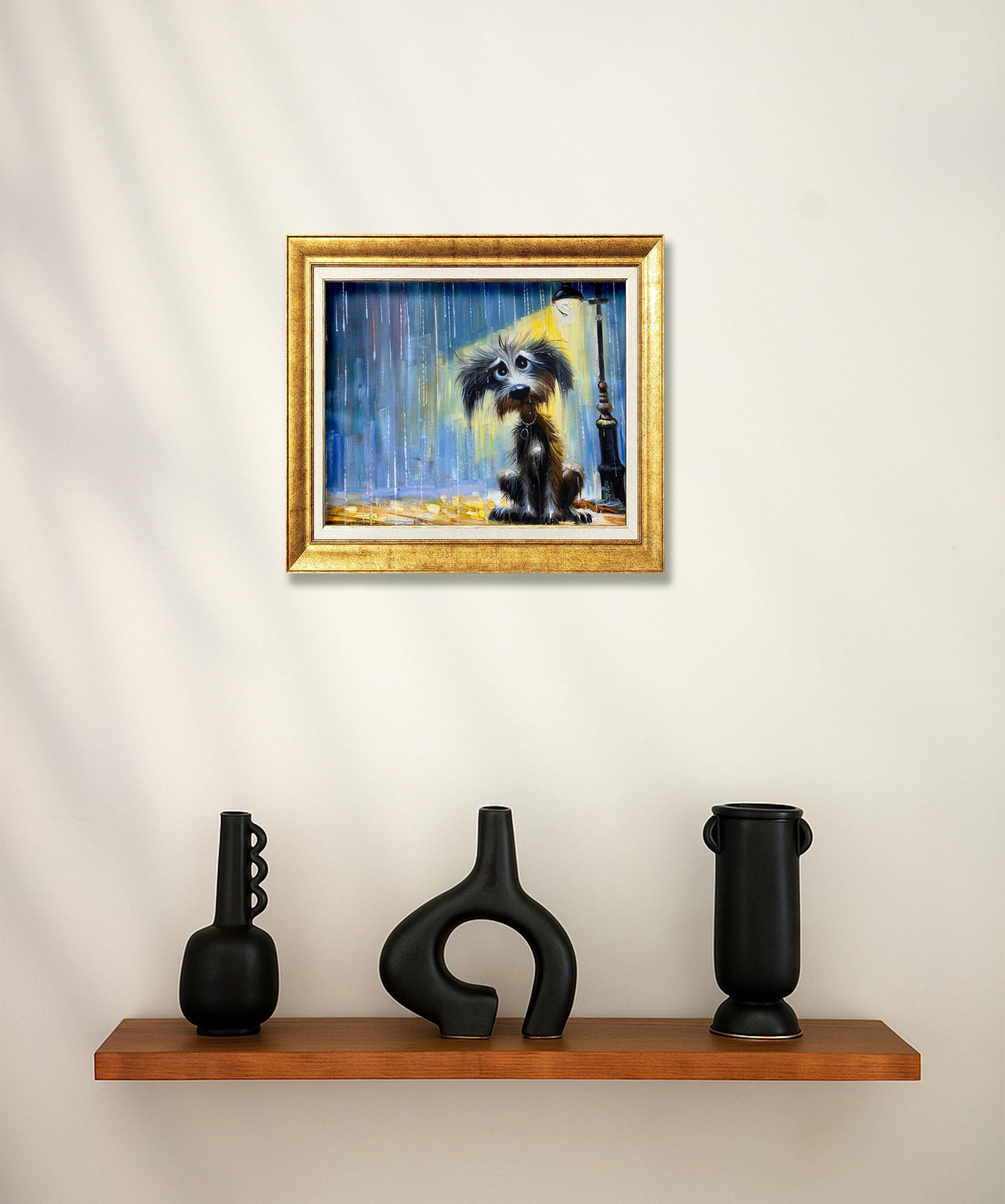 Umutlu Köpek -Yağlı Boya Tablo