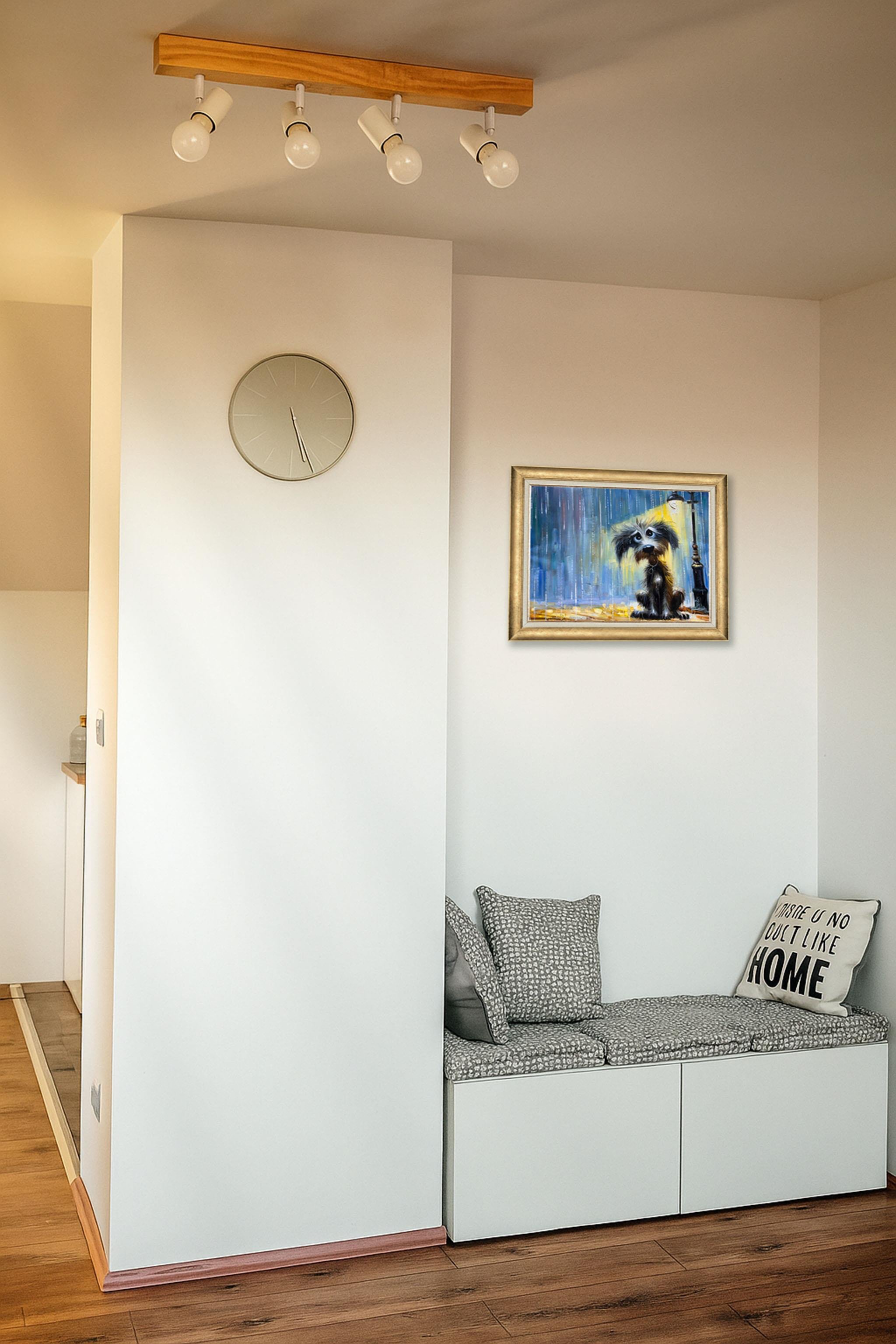 Umutlu Köpek -Yağlı Boya Tablo