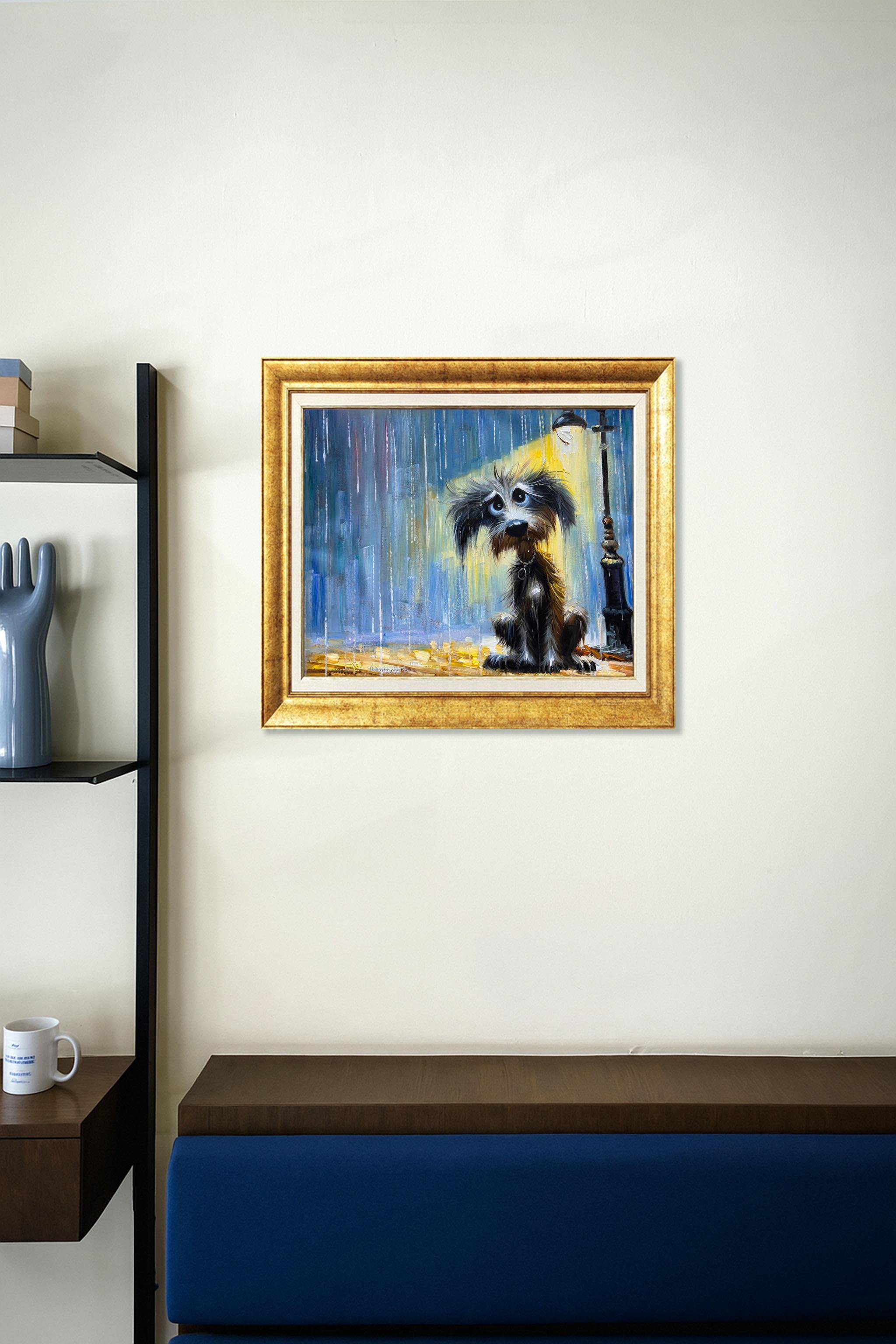 Umutlu Köpek -Yağlı Boya Tablo