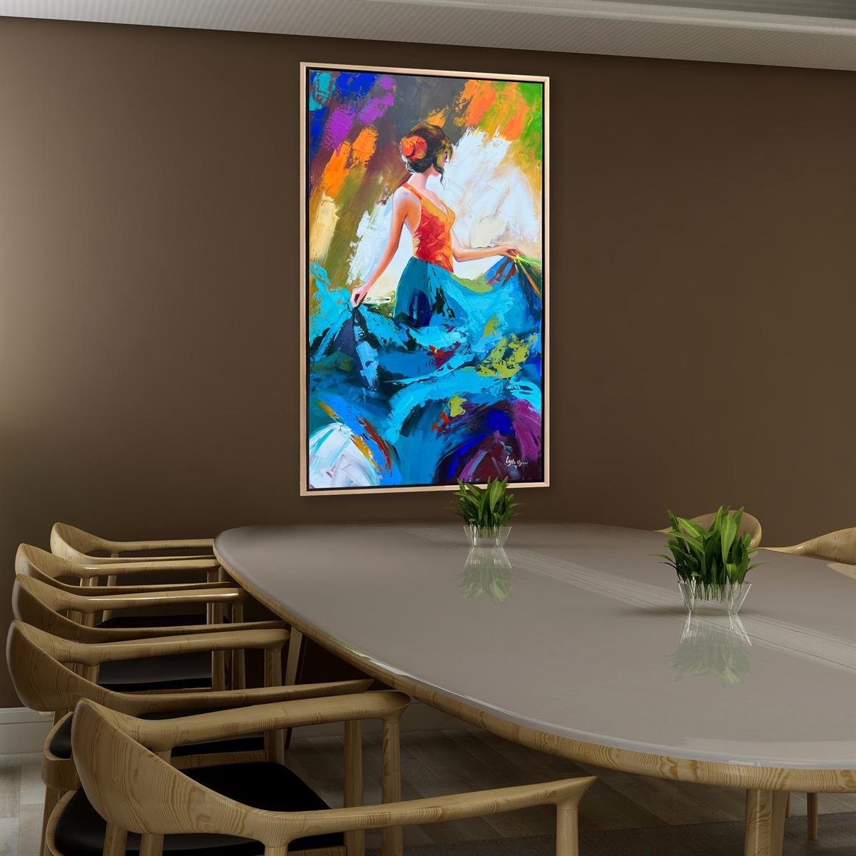 Yağlı Boya Dokulu Dijital Baskılar