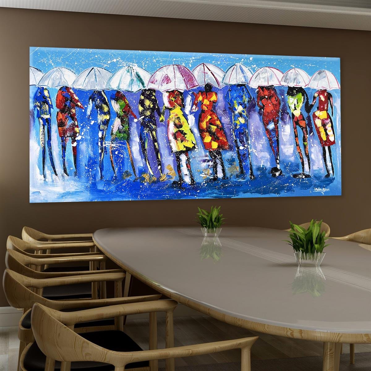 Yağlı Boya Dokulu Dijital Baskılar