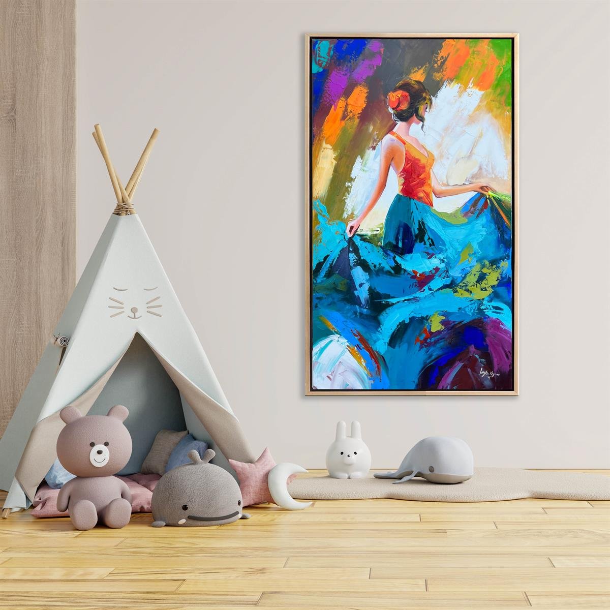 Yağlı Boya Dokulu Dijital Baskılar