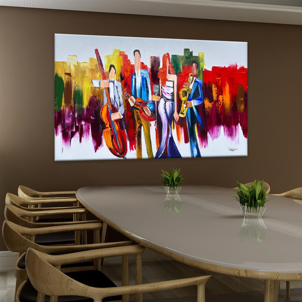 Yağlı Boya Dokulu Dijital Baskılar