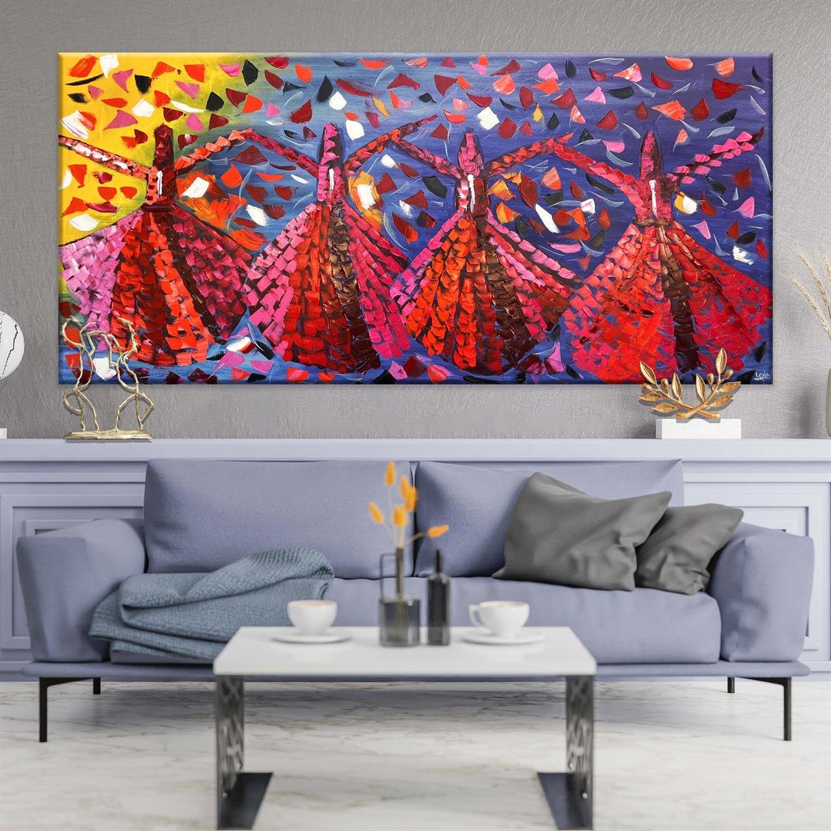 Yağlı Boya Dokulu Dijital Baskılar