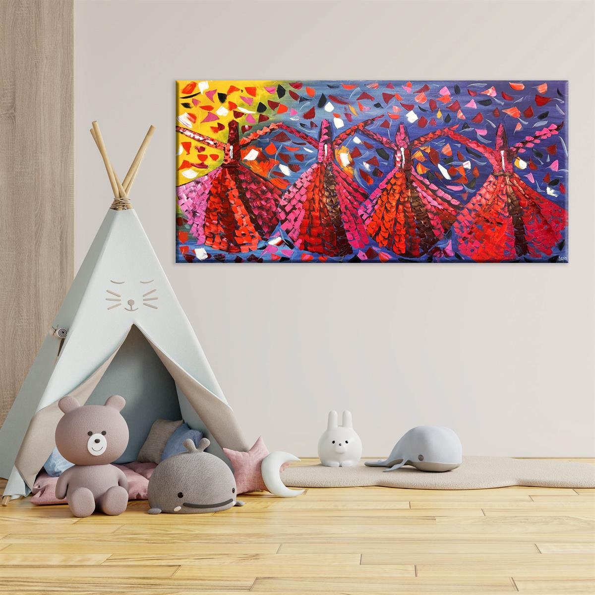 Yağlı Boya Dokulu Dijital Baskılar