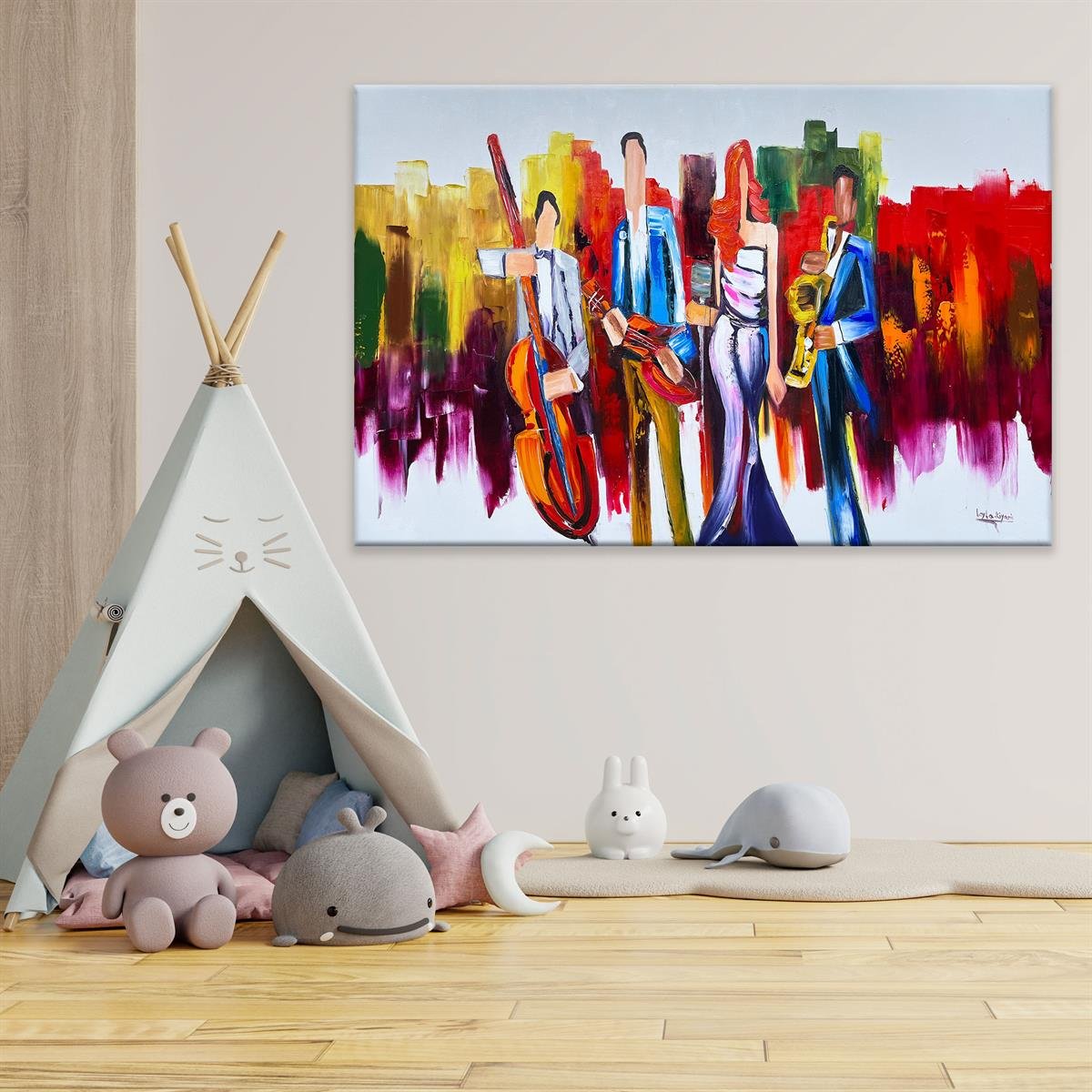 Yağlı Boya Dokulu Dijital Baskılar