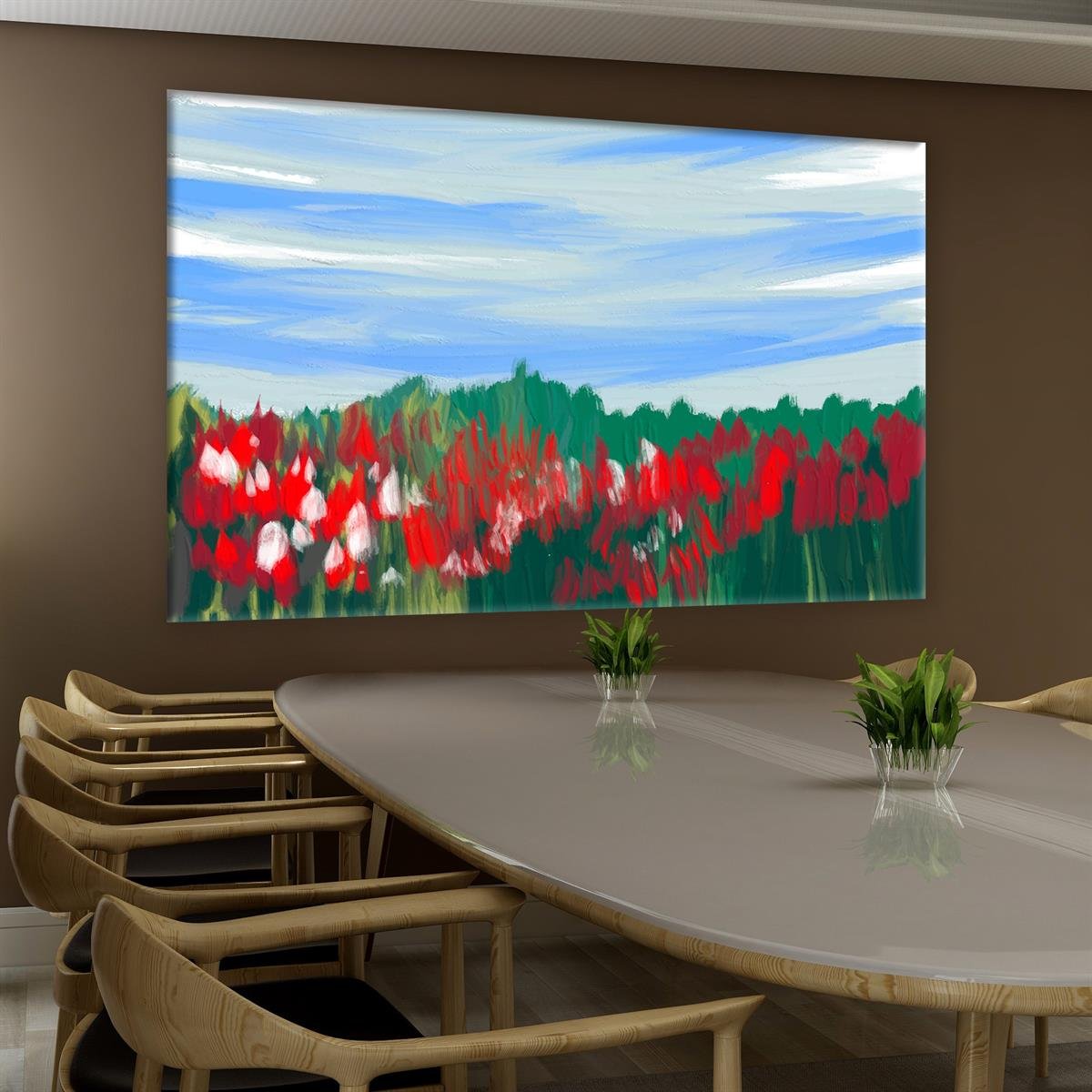 Yağlı Boya Dokulu Dijital Baskılar