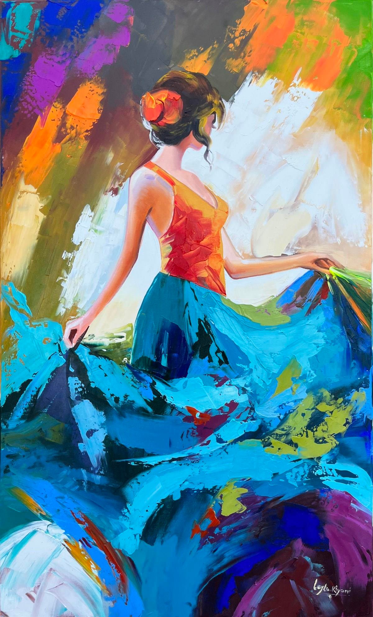 Yağlı Boya Dokulu Dijital Baskılar