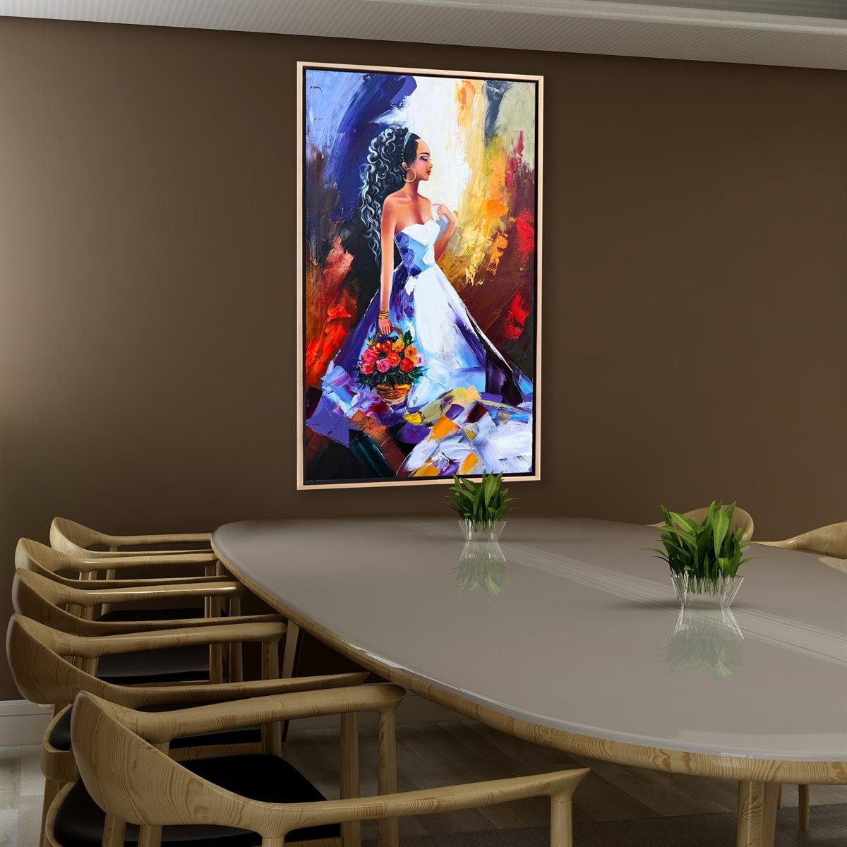 Yağlı Boya Dokulu Dijital Baskılar