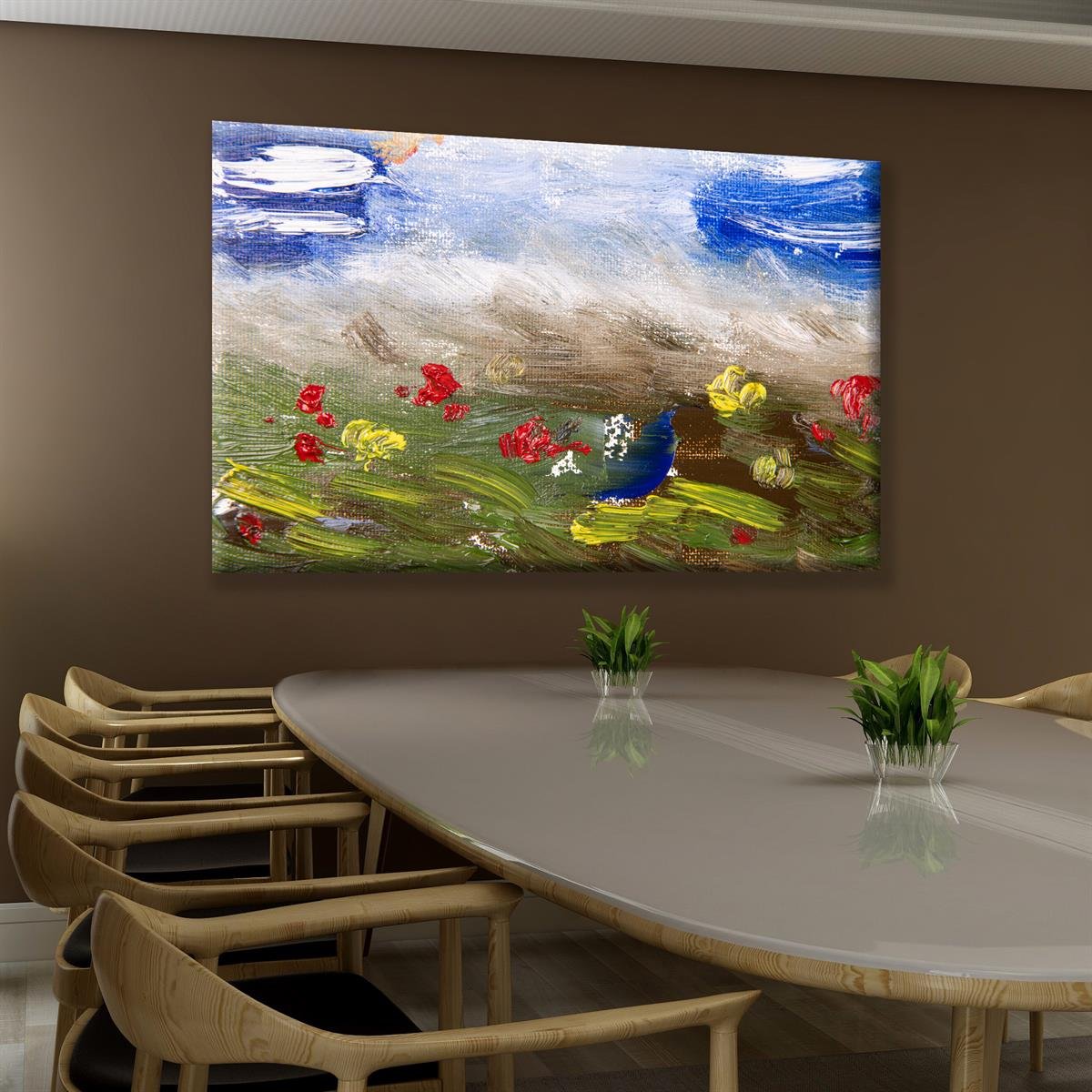 Yağlı Boya Dokulu Dijital Baskılar