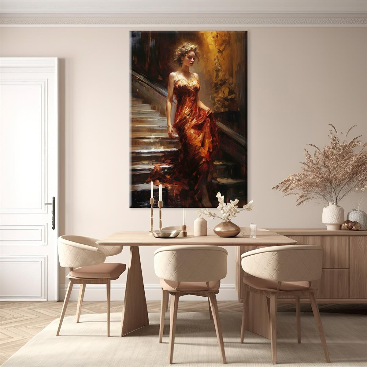 YAĞLI BOYA DOKULU TABLOLAR