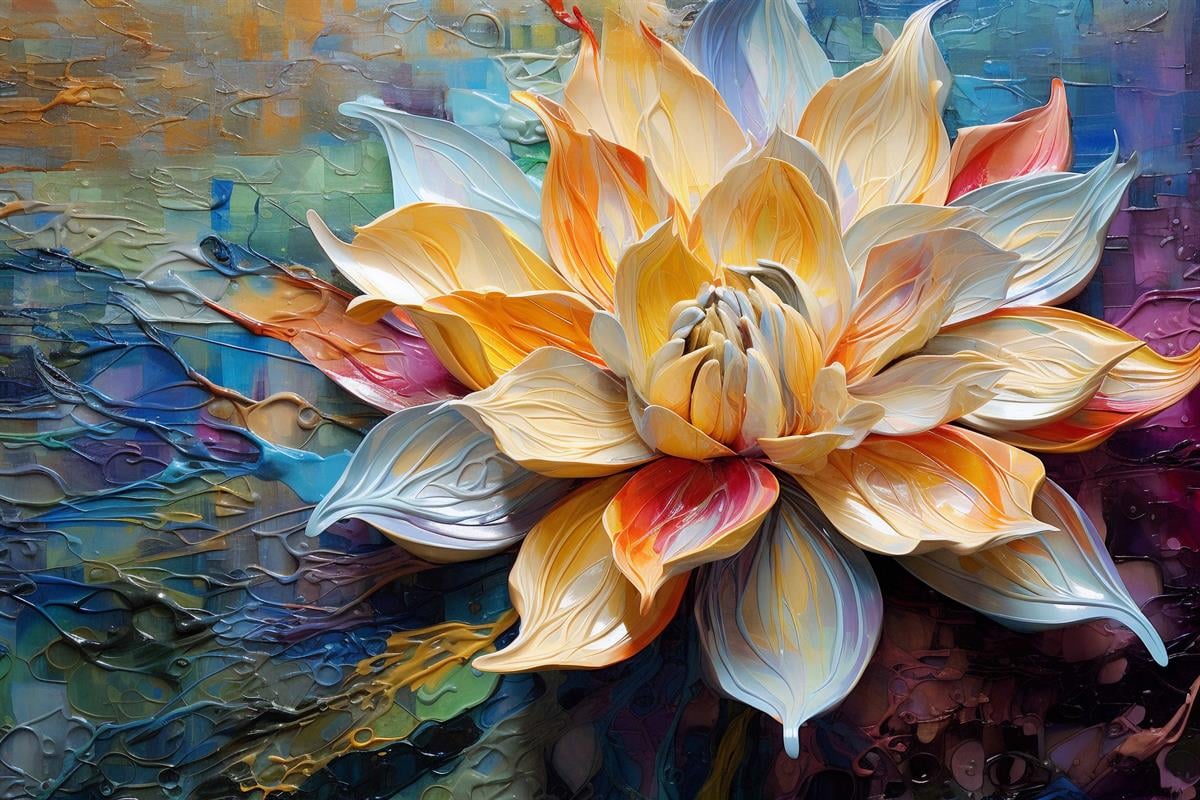 YAĞLI BOYA DOKULU TABLOLAR