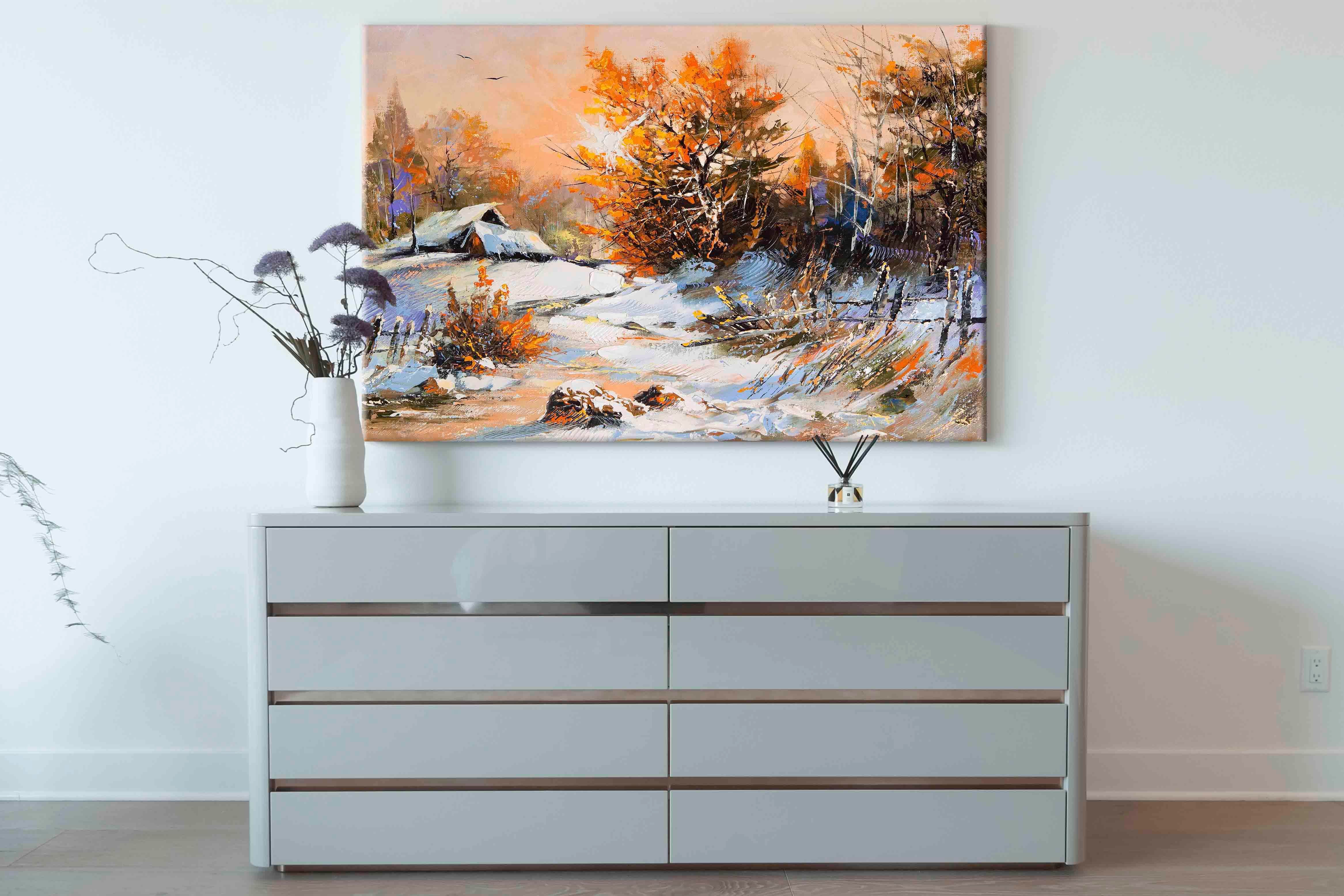 YAĞLI BOYA DOKULU TABLOLAR