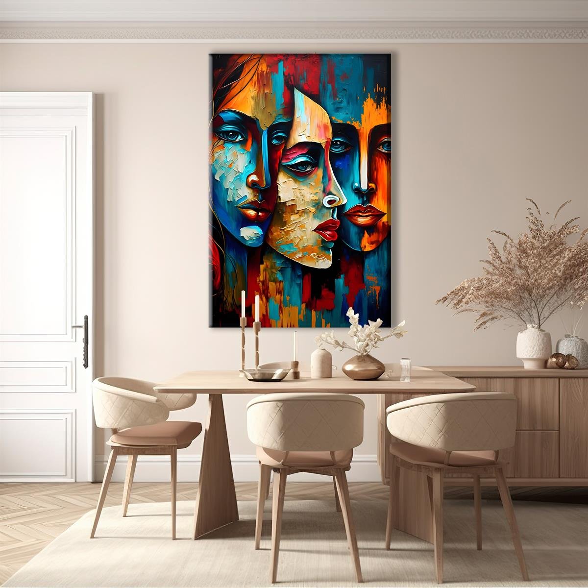 YAĞLI BOYA DOKULU TABLOLAR