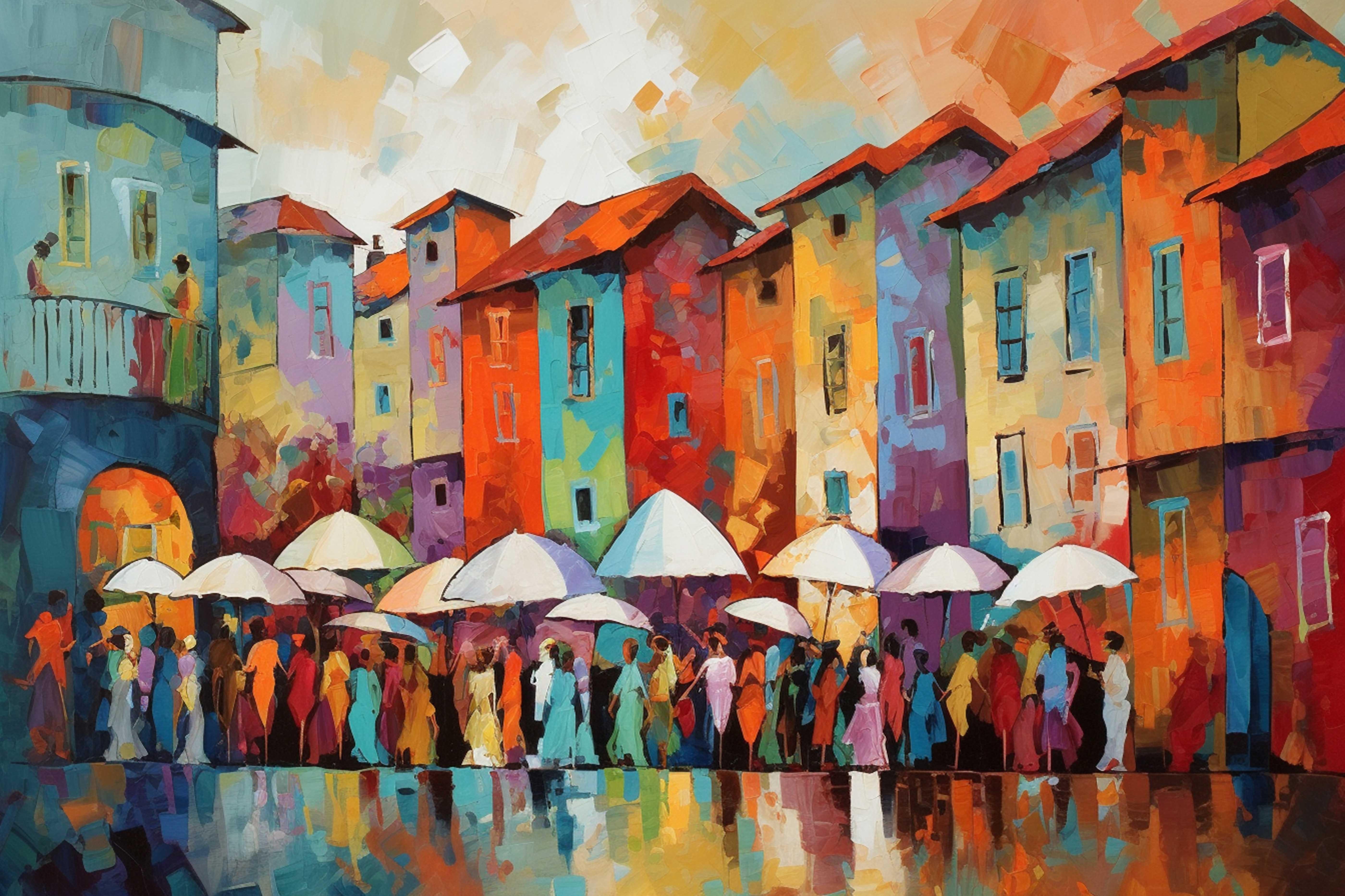 YAĞLI BOYA DOKULU TABLOLAR