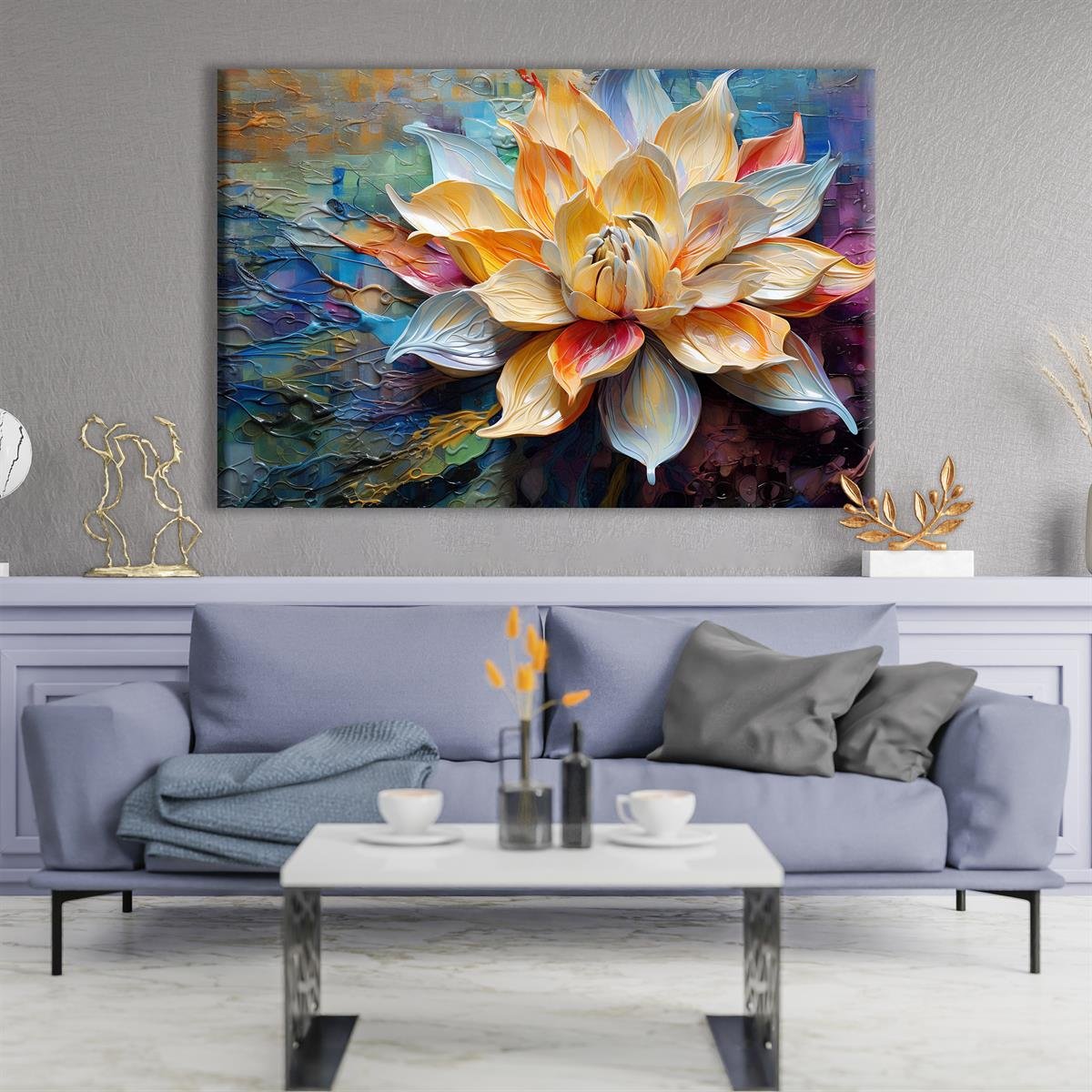 YAĞLI BOYA DOKULU TABLOLAR