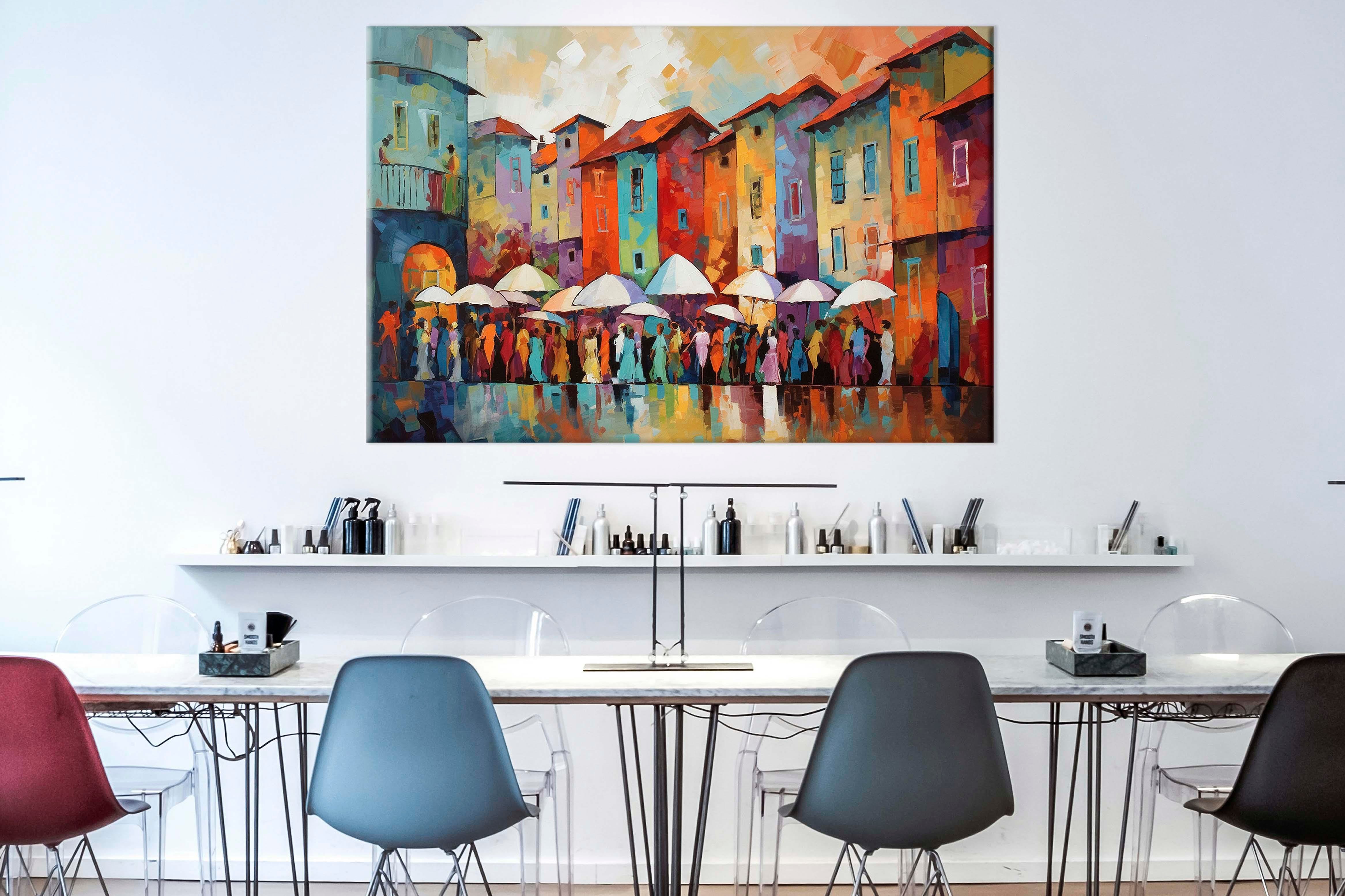 YAĞLI BOYA DOKULU TABLOLAR