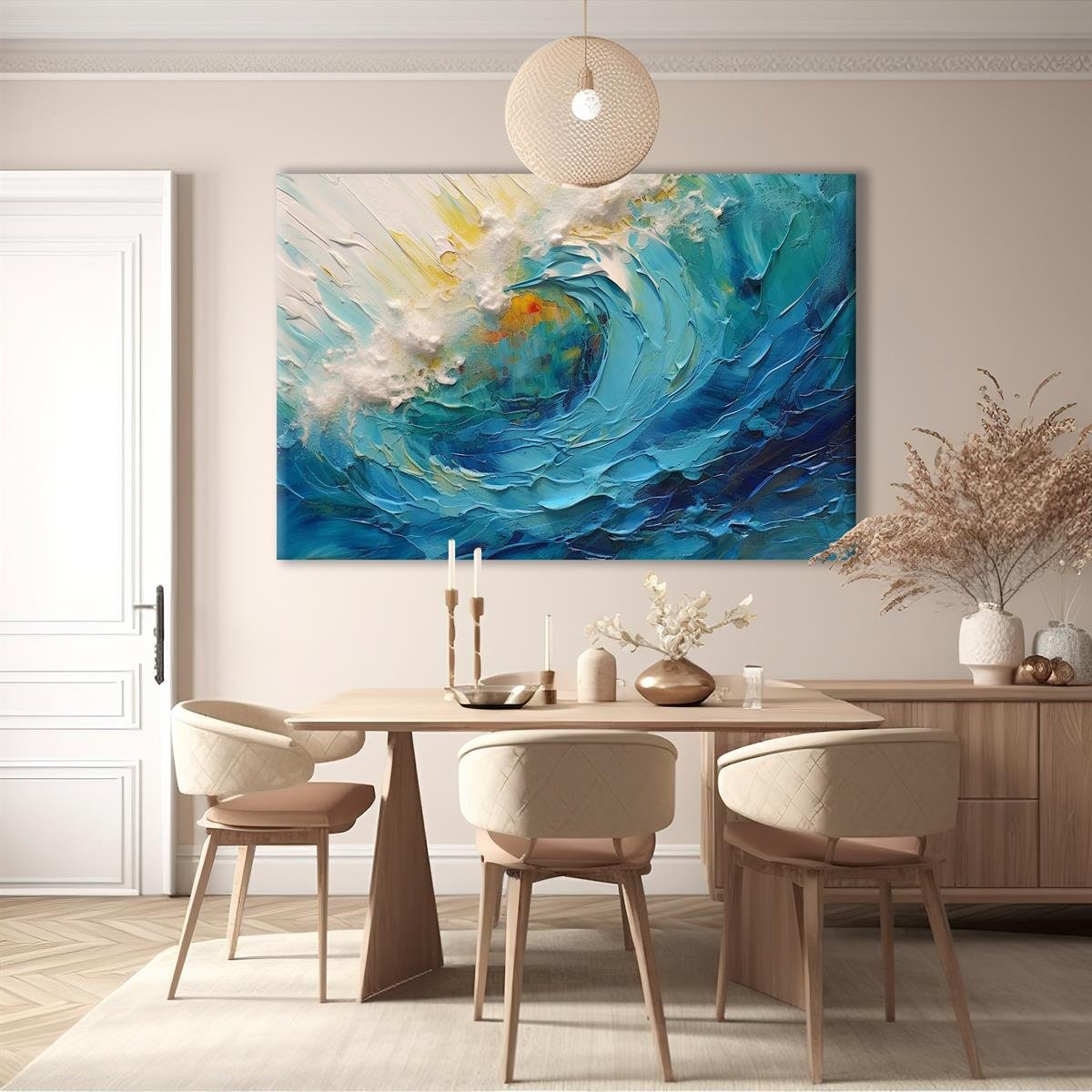 YAĞLI BOYA DOKULU TABLOLAR