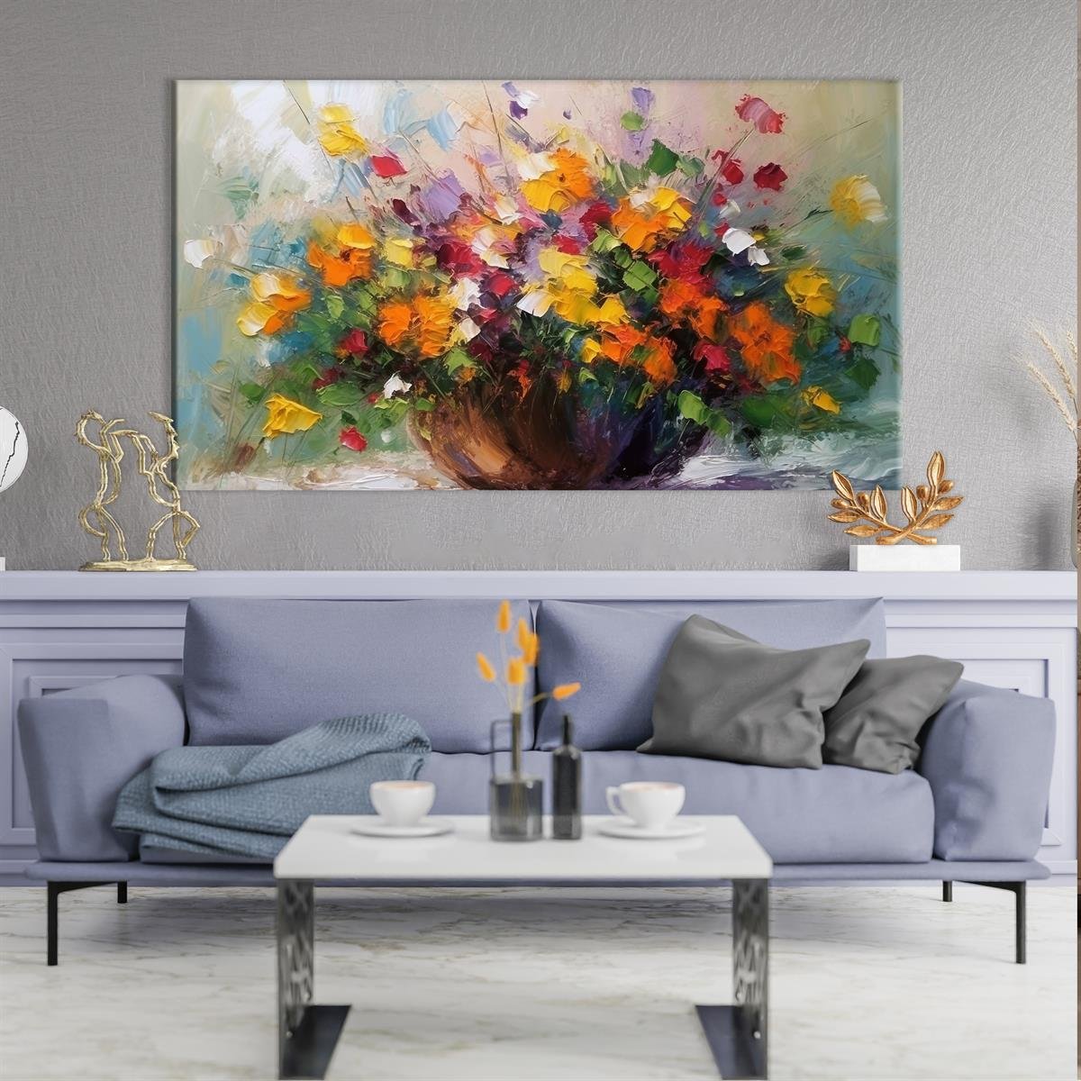 YAĞLI BOYA DOKULU TABLOLAR