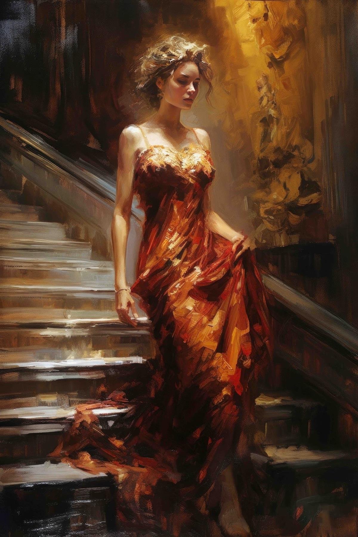 YAĞLI BOYA DOKULU TABLOLAR