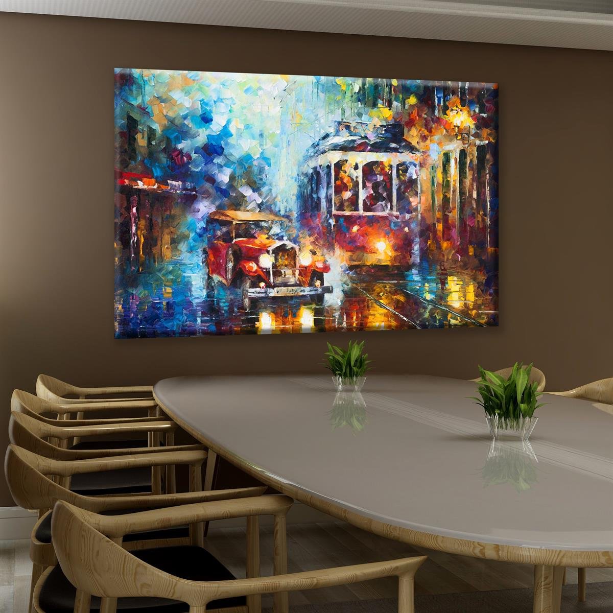 YAĞLI BOYA DOKULU TABLOLAR