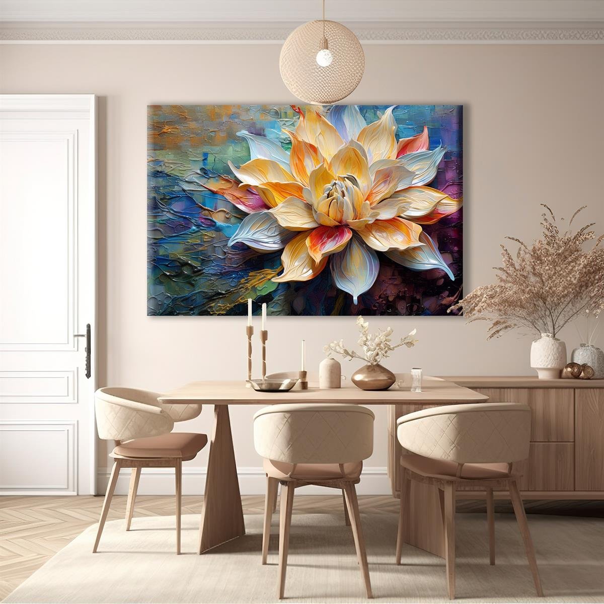 YAĞLI BOYA DOKULU TABLOLAR