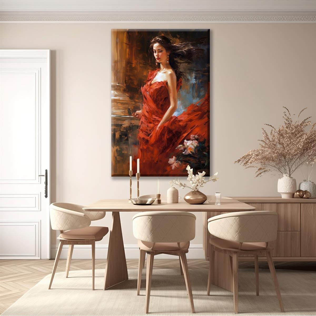 YAĞLI BOYA DOKULU TABLOLAR