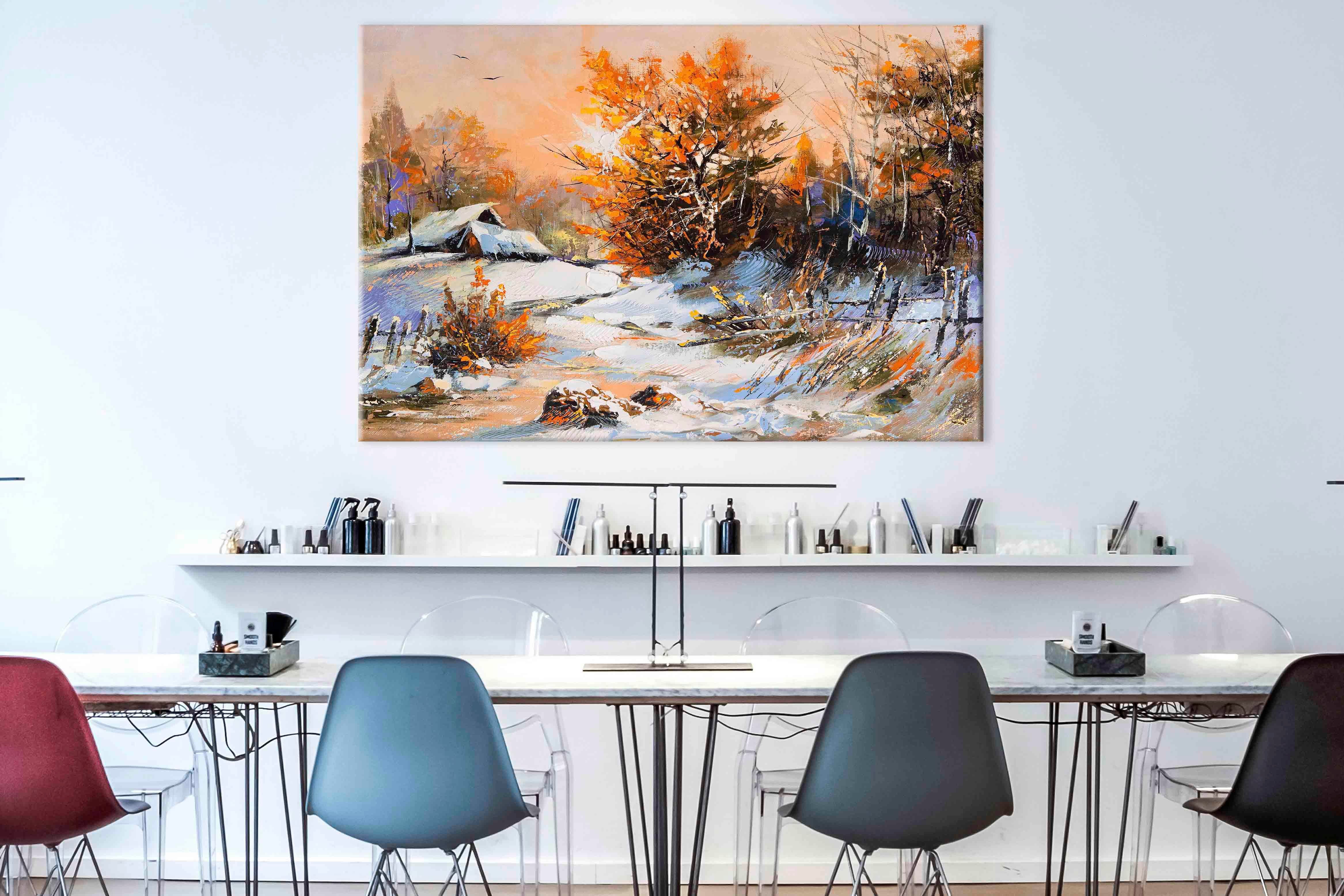 YAĞLI BOYA DOKULU TABLOLAR