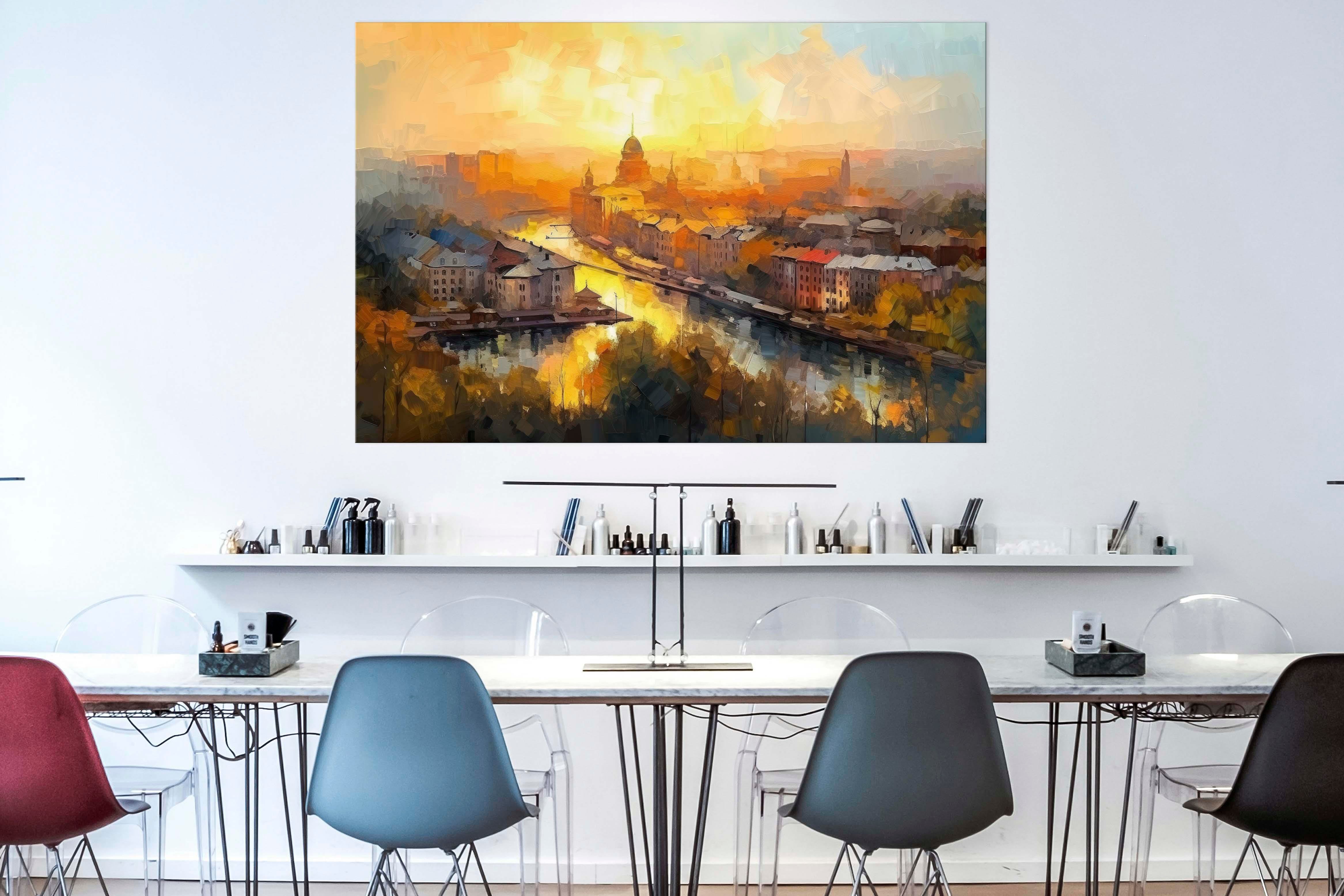 YAĞLI BOYA DOKULU TABLOLAR