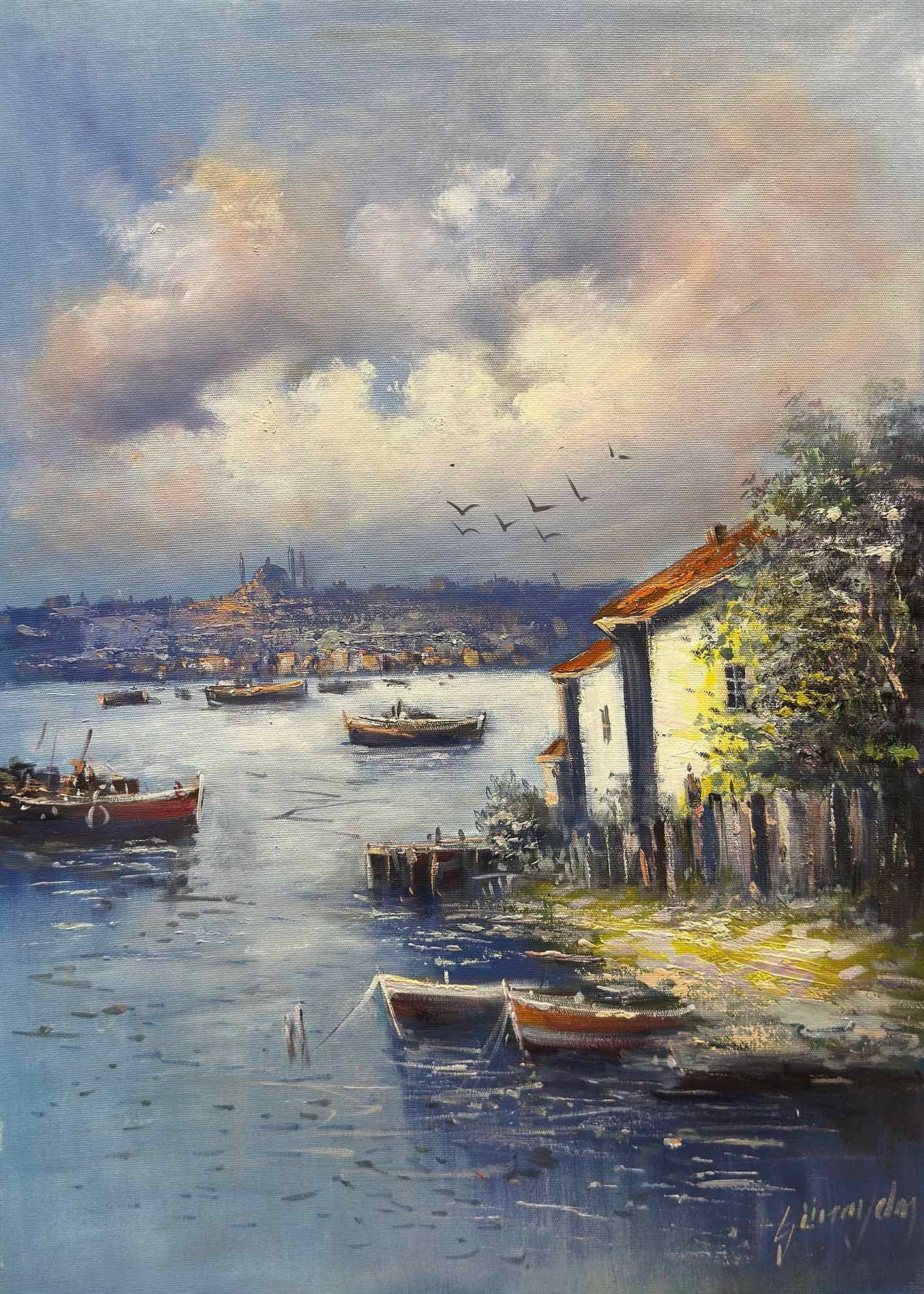 Yalı Mahallesi | Yağlı Boya Tablo