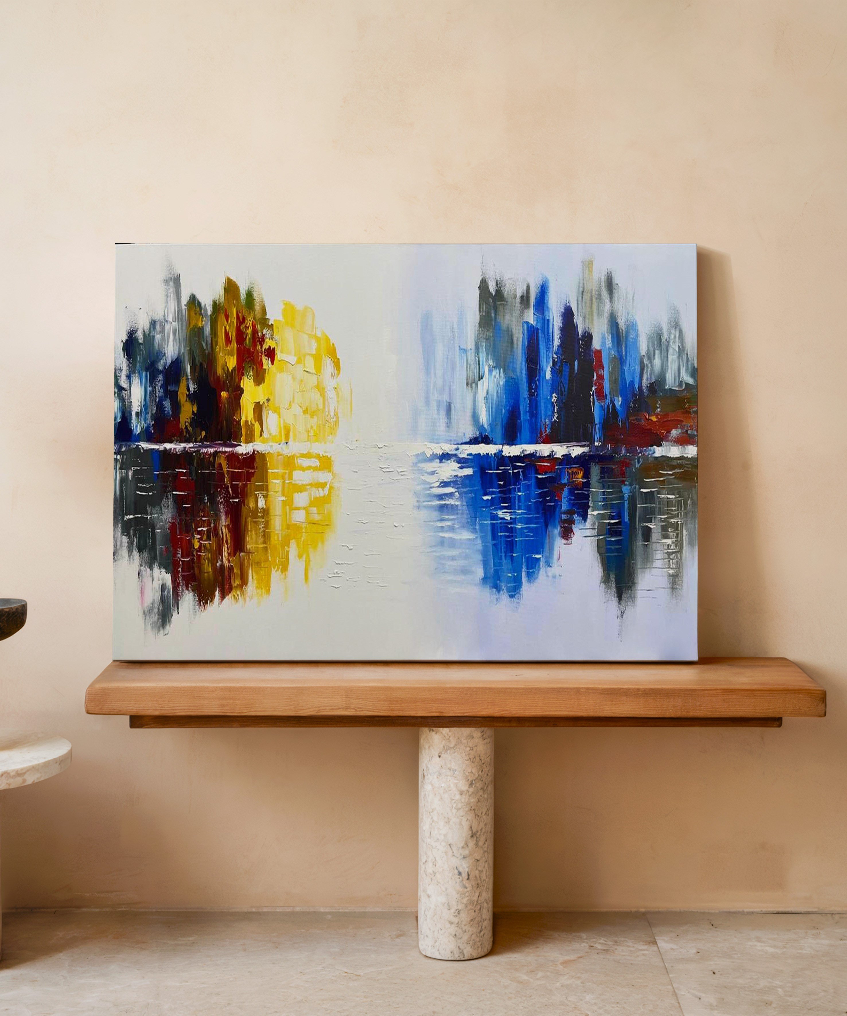 Yansımalar | Yağlı Boya Dokulu Canvas Baskı