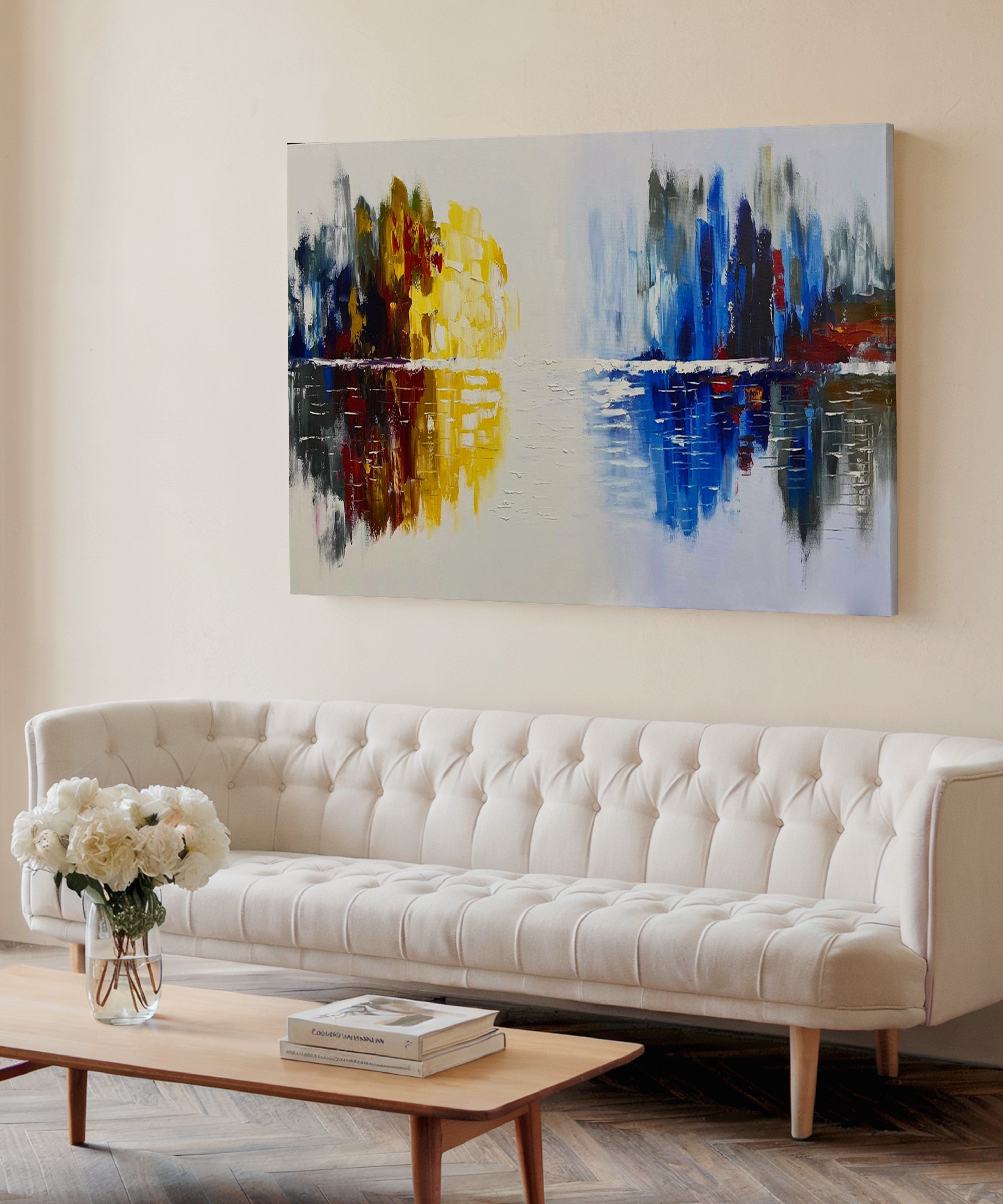 Yansımalar | Yağlı Boya Dokulu Canvas Baskı