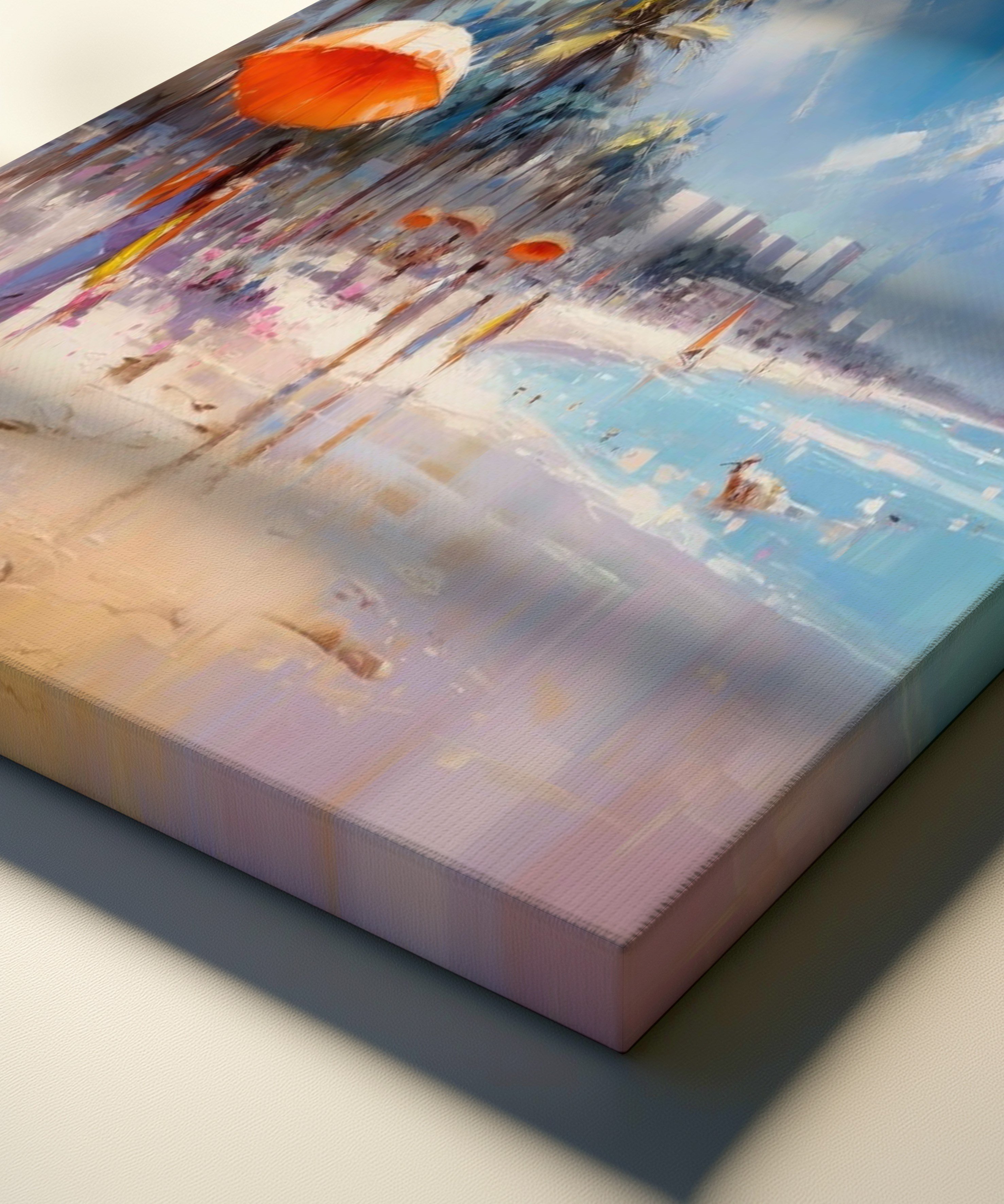Yaz Esintisi | Yağlı Boya Dokulu Canvas Baskı