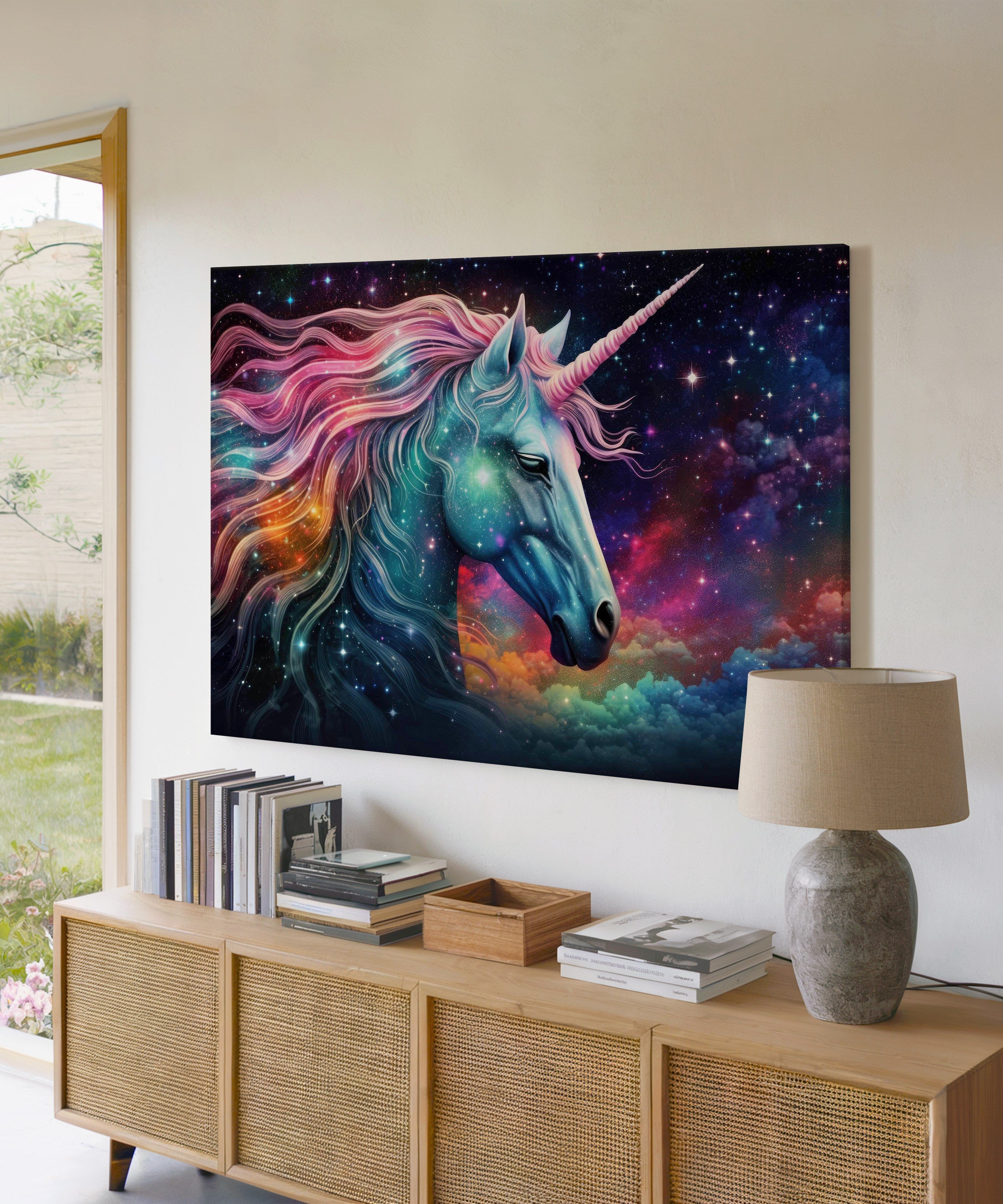 Yıldız Sessizliği | Yağlı Boya Dokulu Canvas Baskı