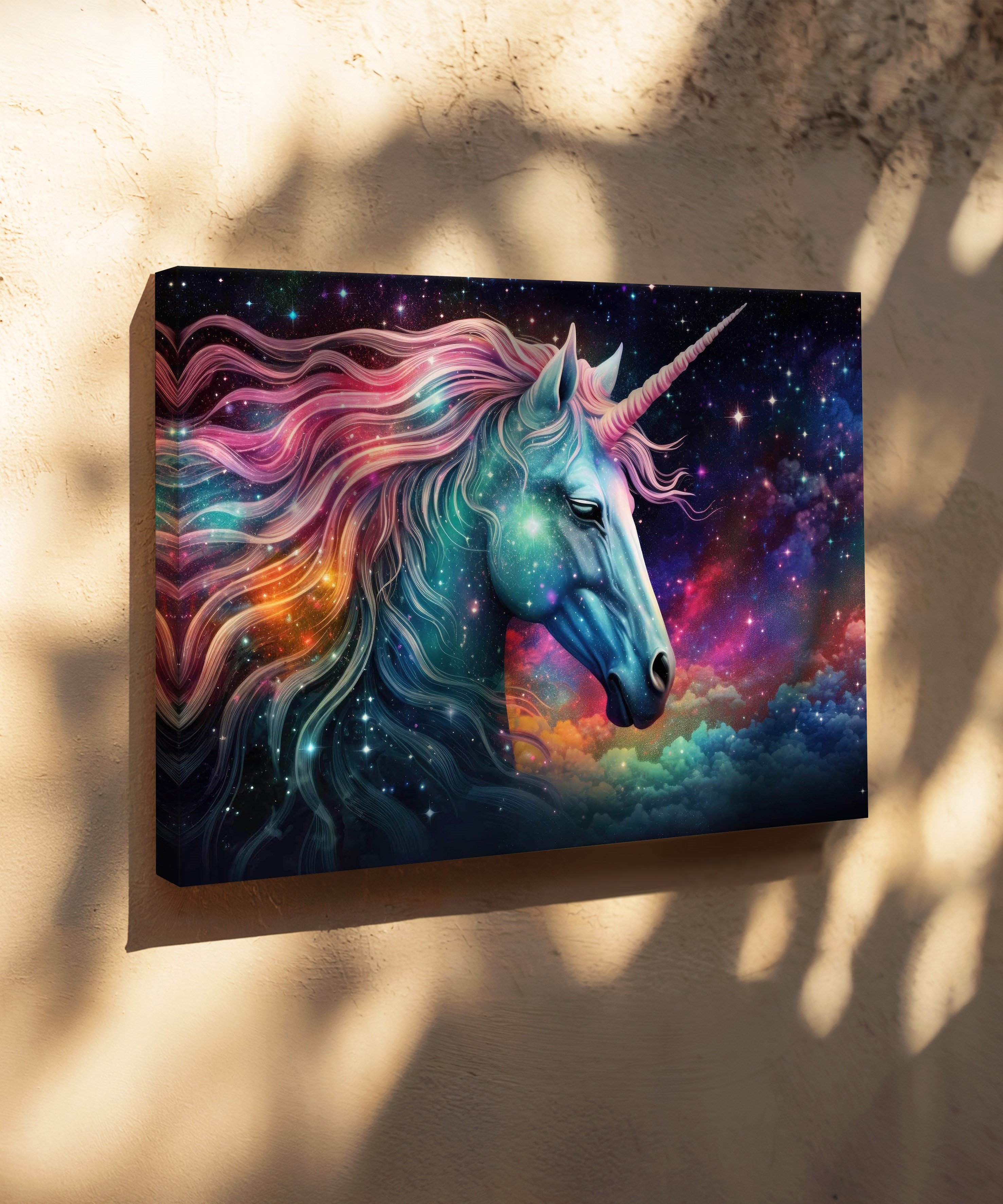 Yıldız Sessizliği | Yağlı Boya Dokulu Canvas Baskı