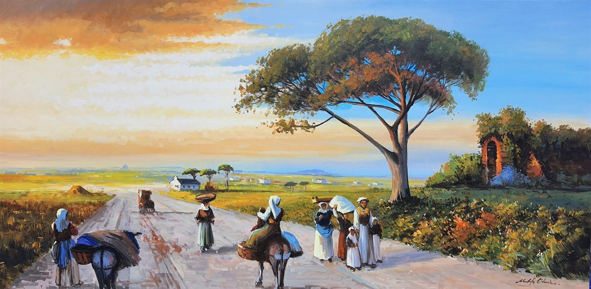 Yol ve Hayat I Yağlı Boya Tablo