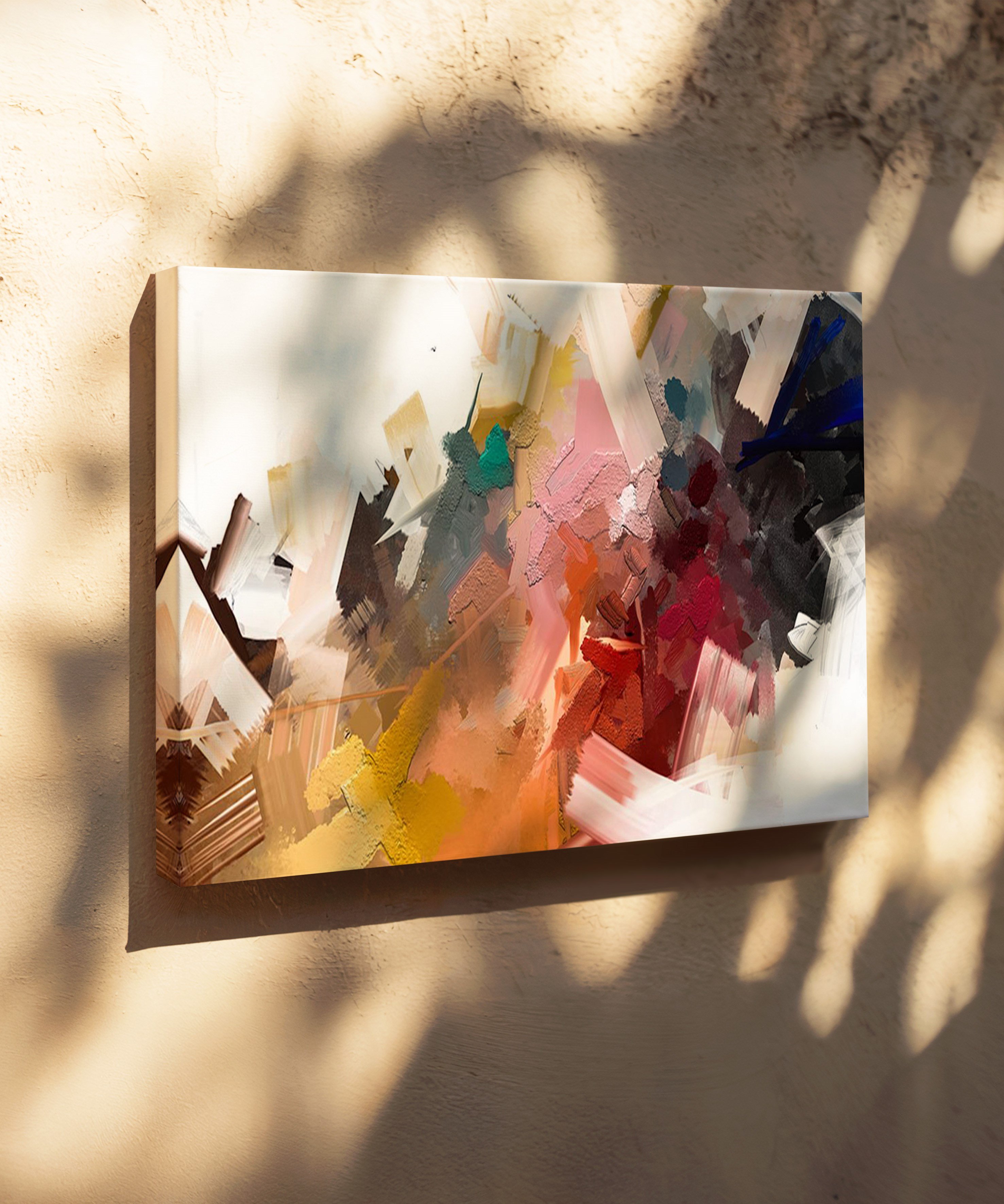 Yumuşak Geçiş | Yağlı Boya Dokulu Canvas Baskı