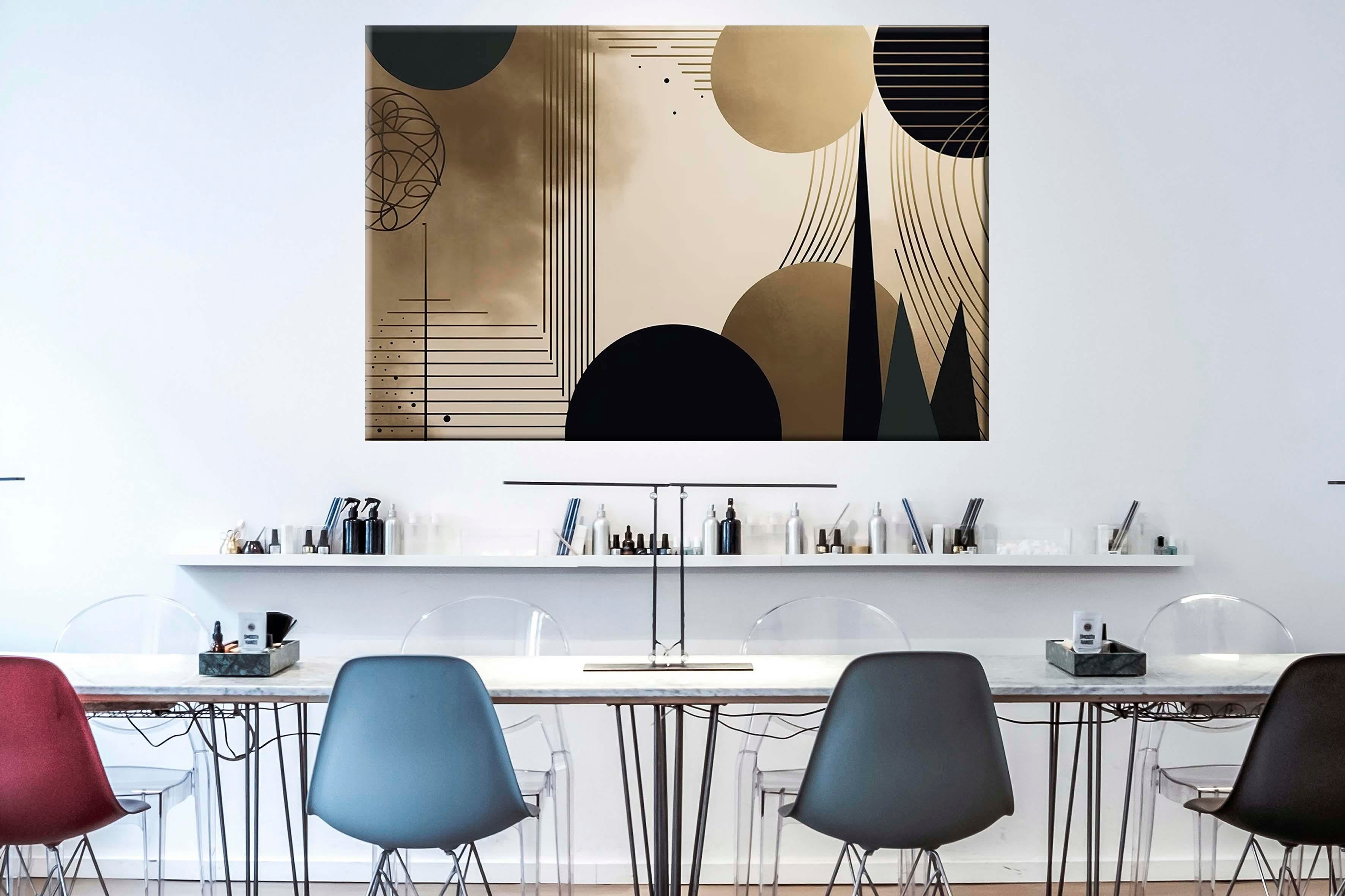 Zamanın Çarkları | Yağlıboya dokulu canvas baskı