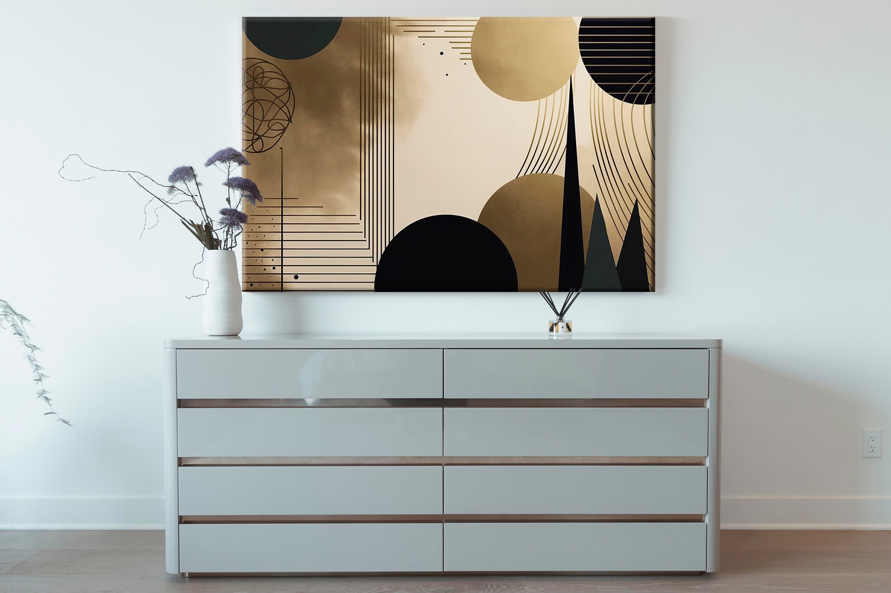 Zamanın Çarkları | Yağlıboya dokulu canvas baskı