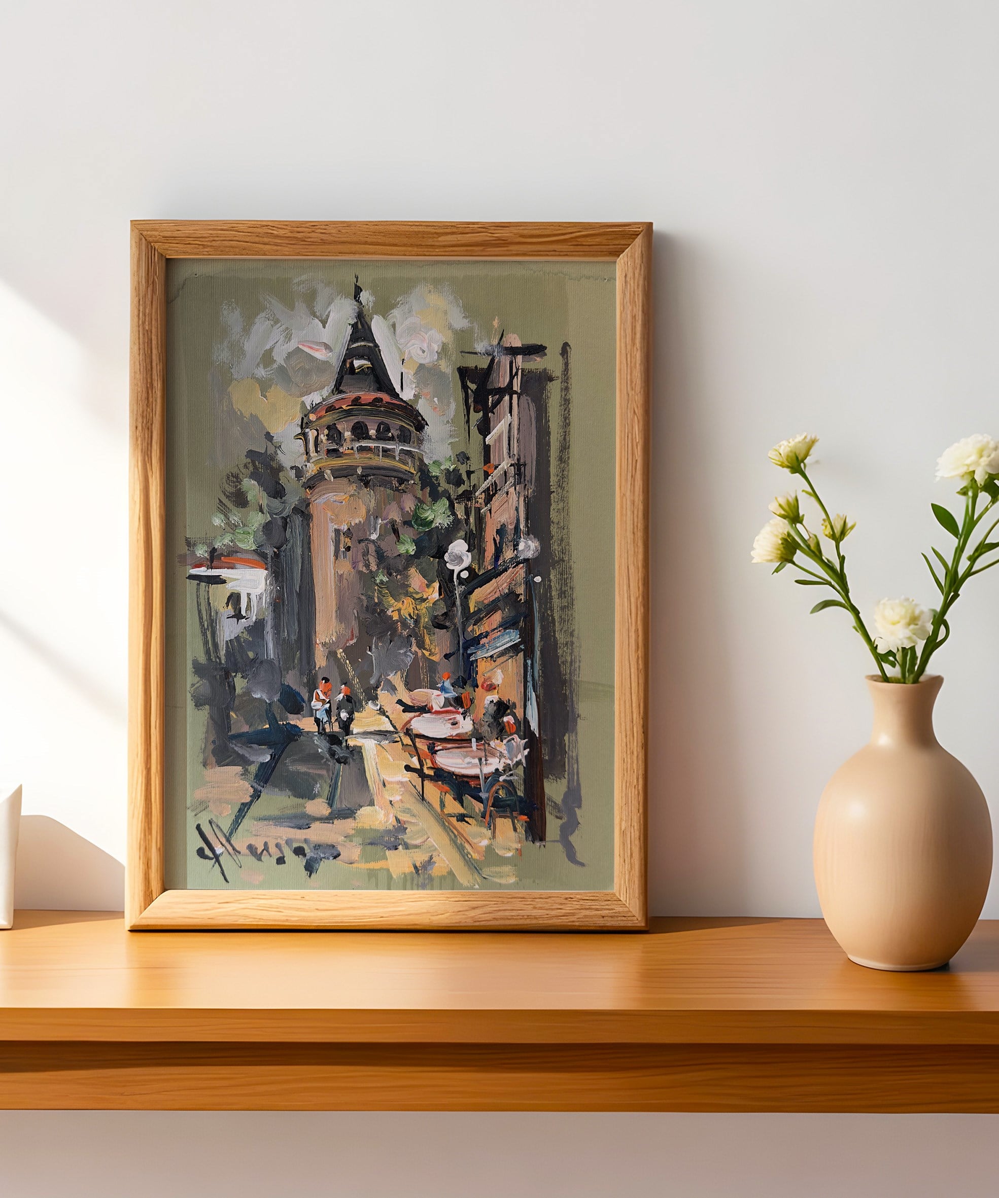 Zamanın Kulesi | Yağlı Boya Tablo