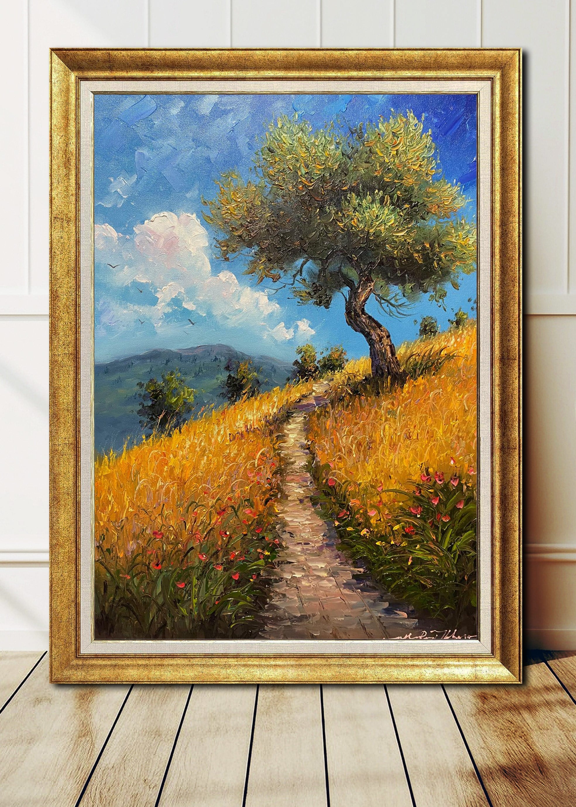 Zeytin Ağacı | Yağlı Boya Tablo