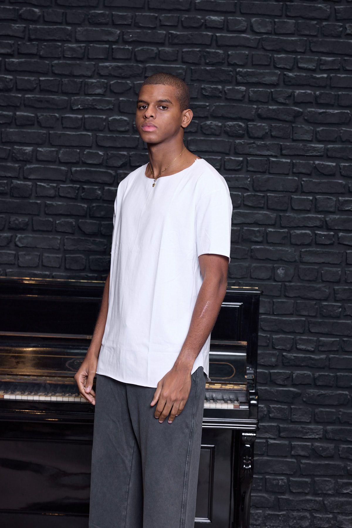 Fast Düz Tişört Beyaz