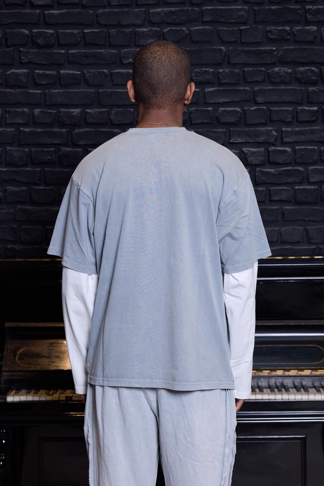 Identity Sweatshirt Açık Gri