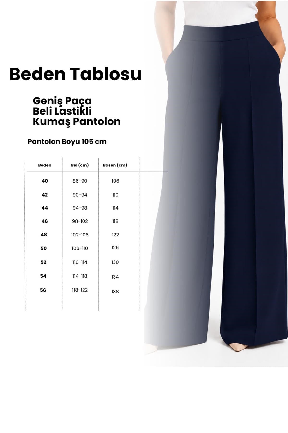 Amine Hüma Ekru Krep Pantolon Ekru