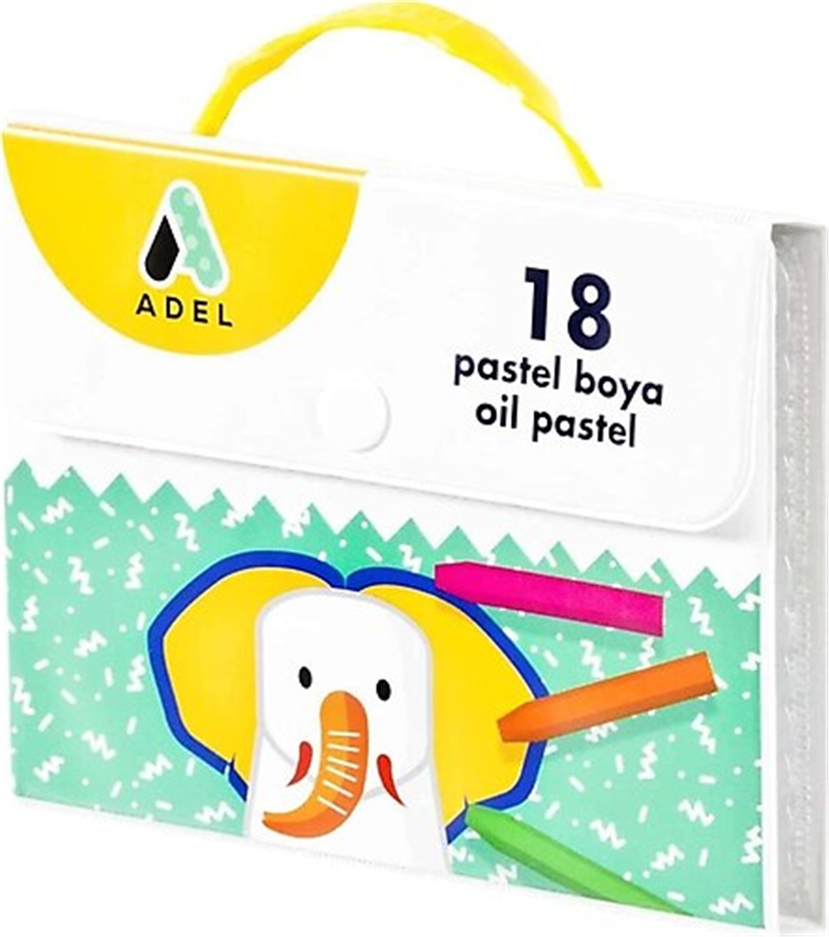 Adel 4281818002 Çantali Pastel Boya 18 Renk 
