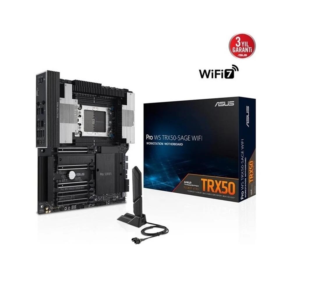 Asus PRO WS TRX50-SAGE WIFI AMD TRX50 sTR5 DDR5 8000 Anakart