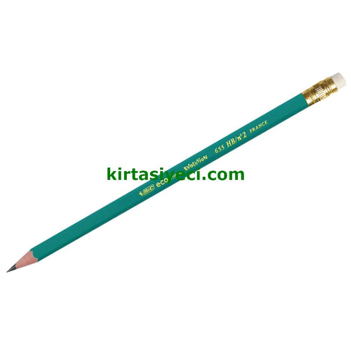 Bic 880332 Evolution 655 Hb Silgili Kursun Kalem 12Li Kutu  