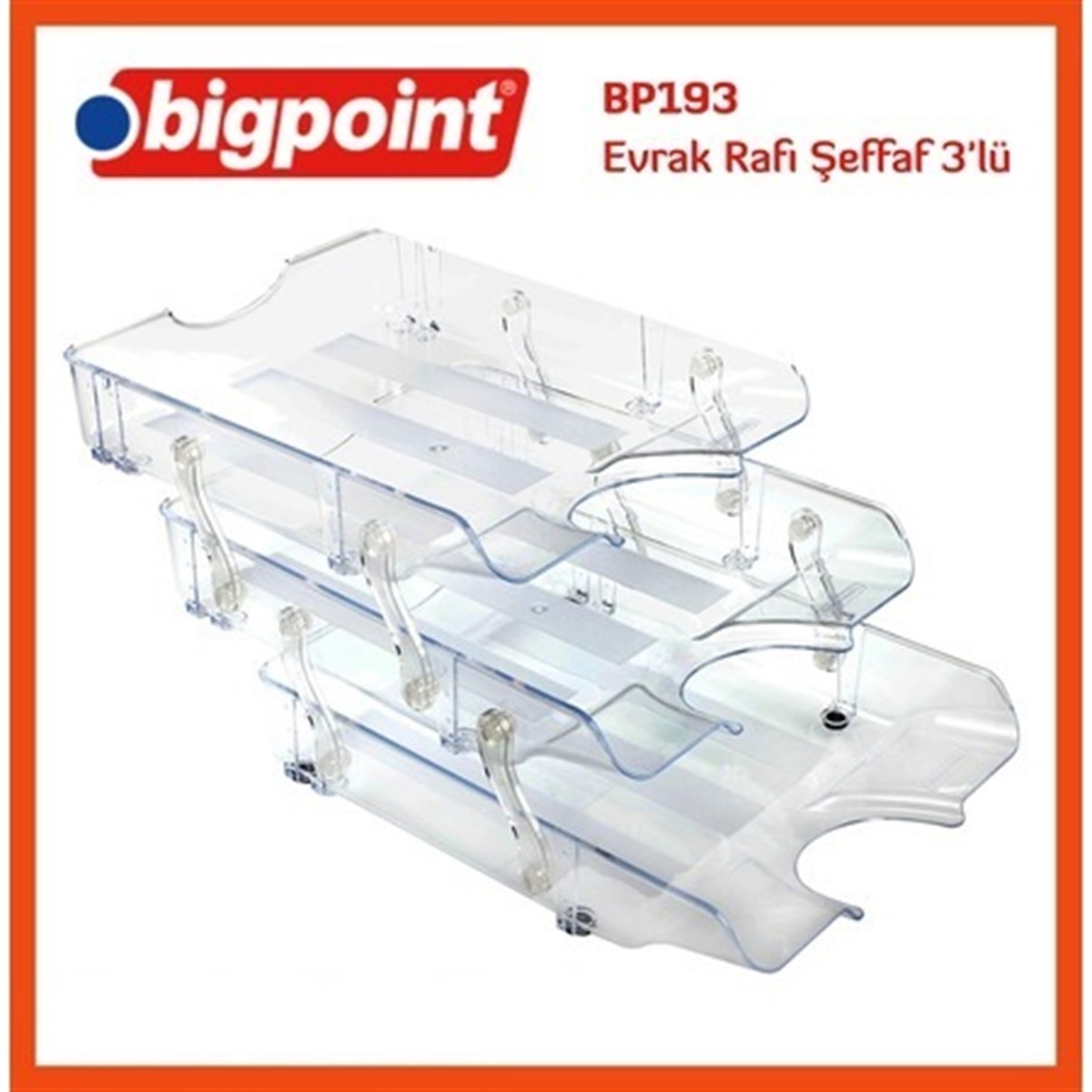 Bigpoint Bp193 Evrak Rafi Seffaf 3 Lü