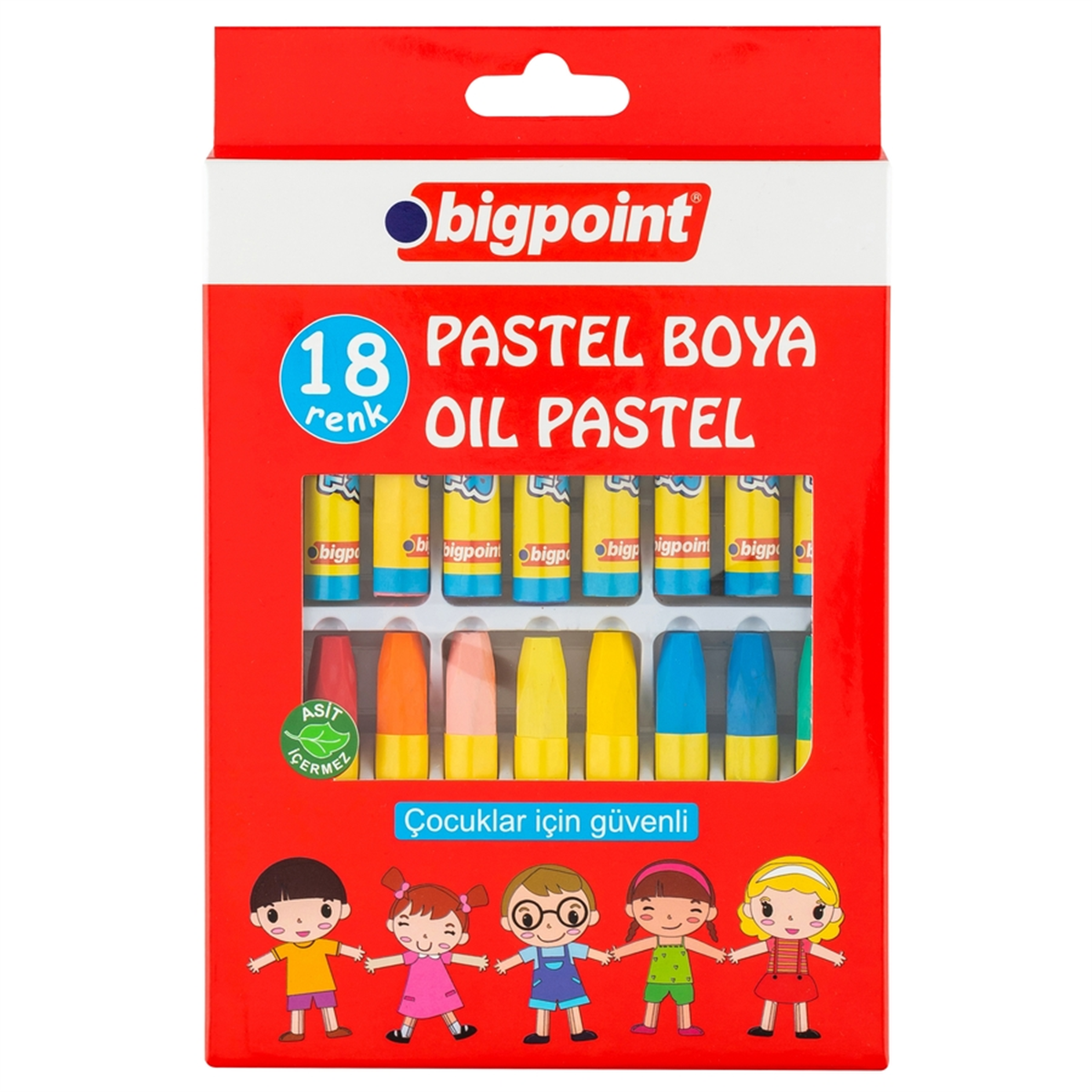 Bigpoint BP740-18 Pastel Boya 18Li Karton Kutu