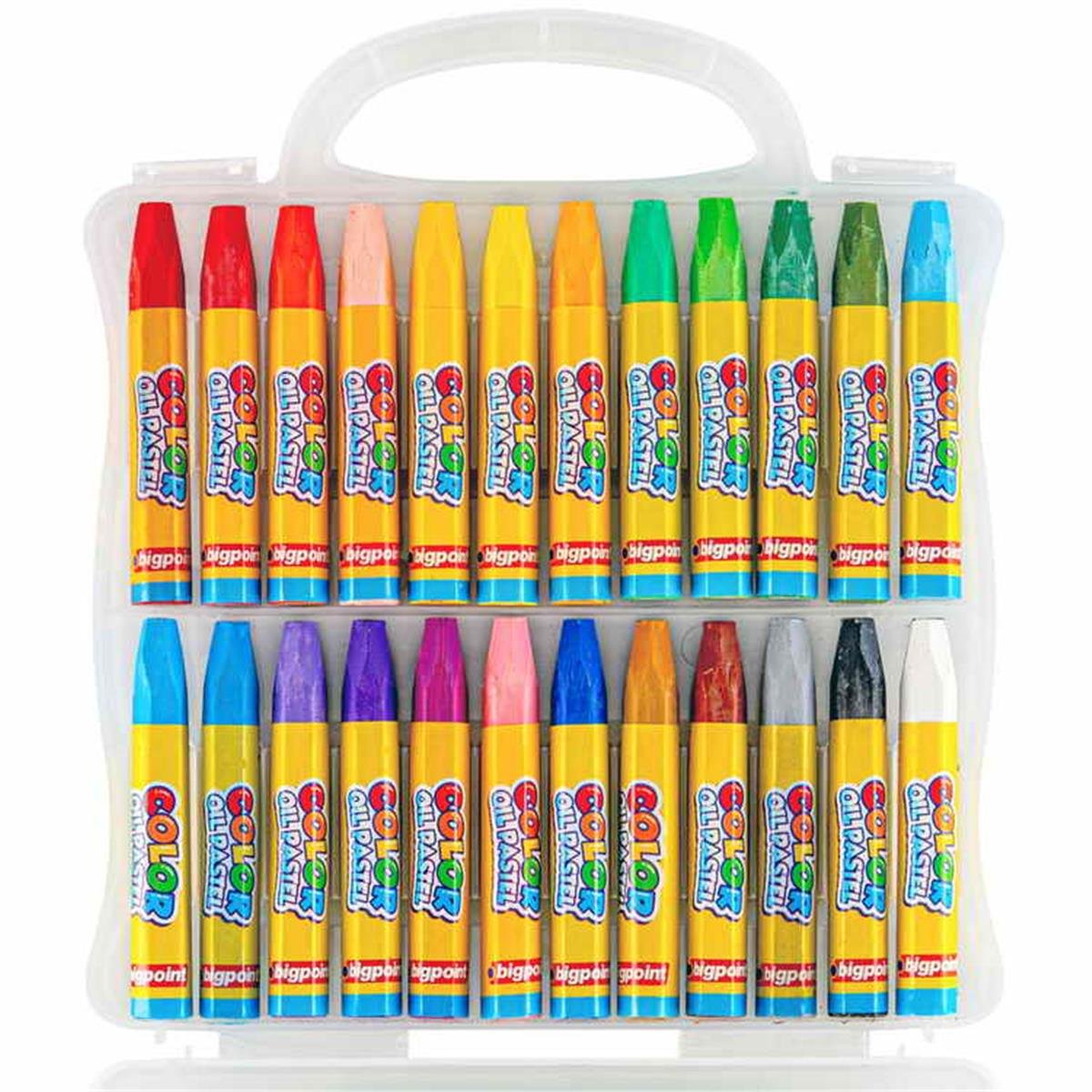 Bigpoint BP741-24 Pastel Boya Çantalı 24Lü